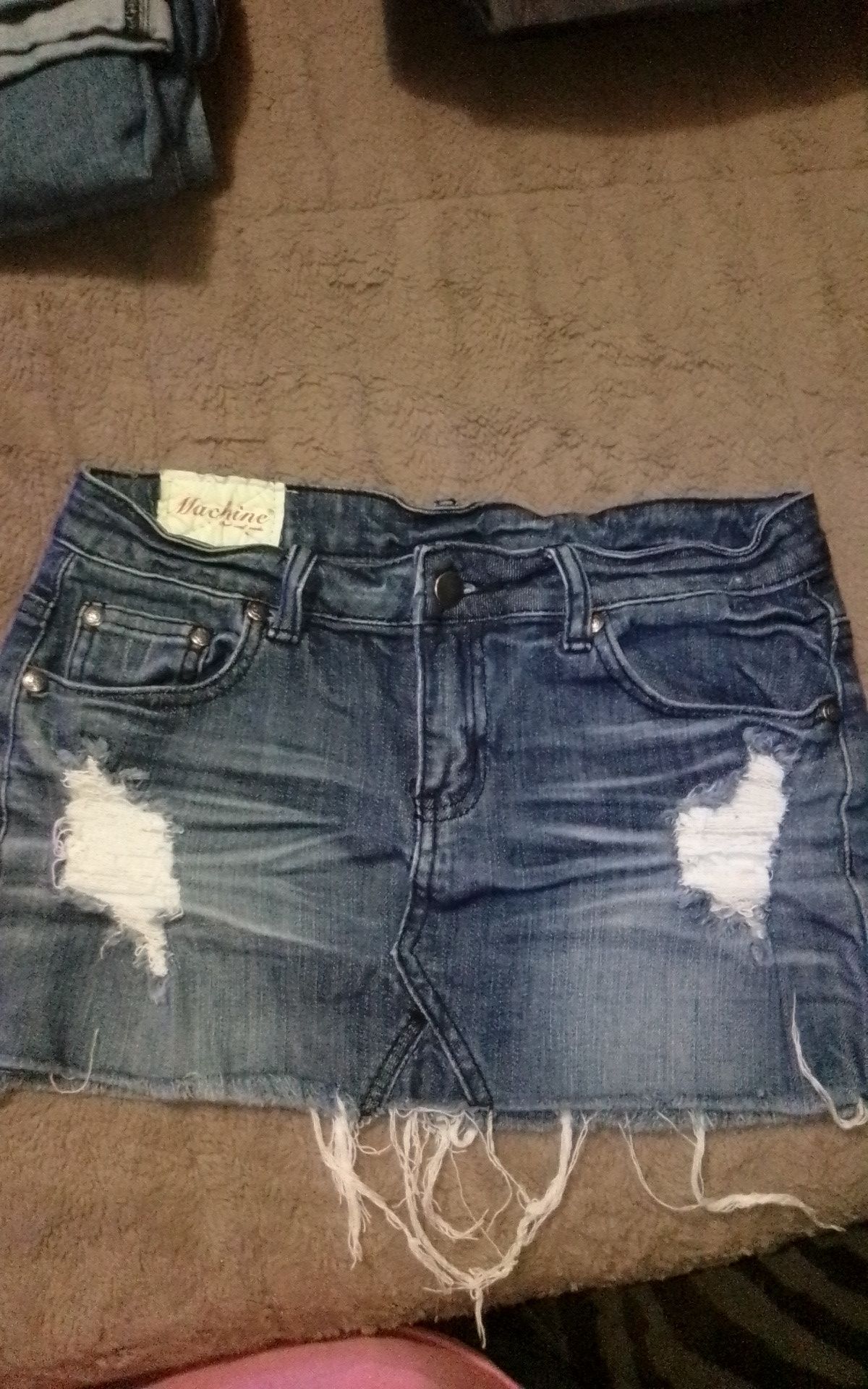 Other Machine Nouvelle Mode Jean Mini skirt Size 28" / US 6 / IT 42 - 2 Thumbnail