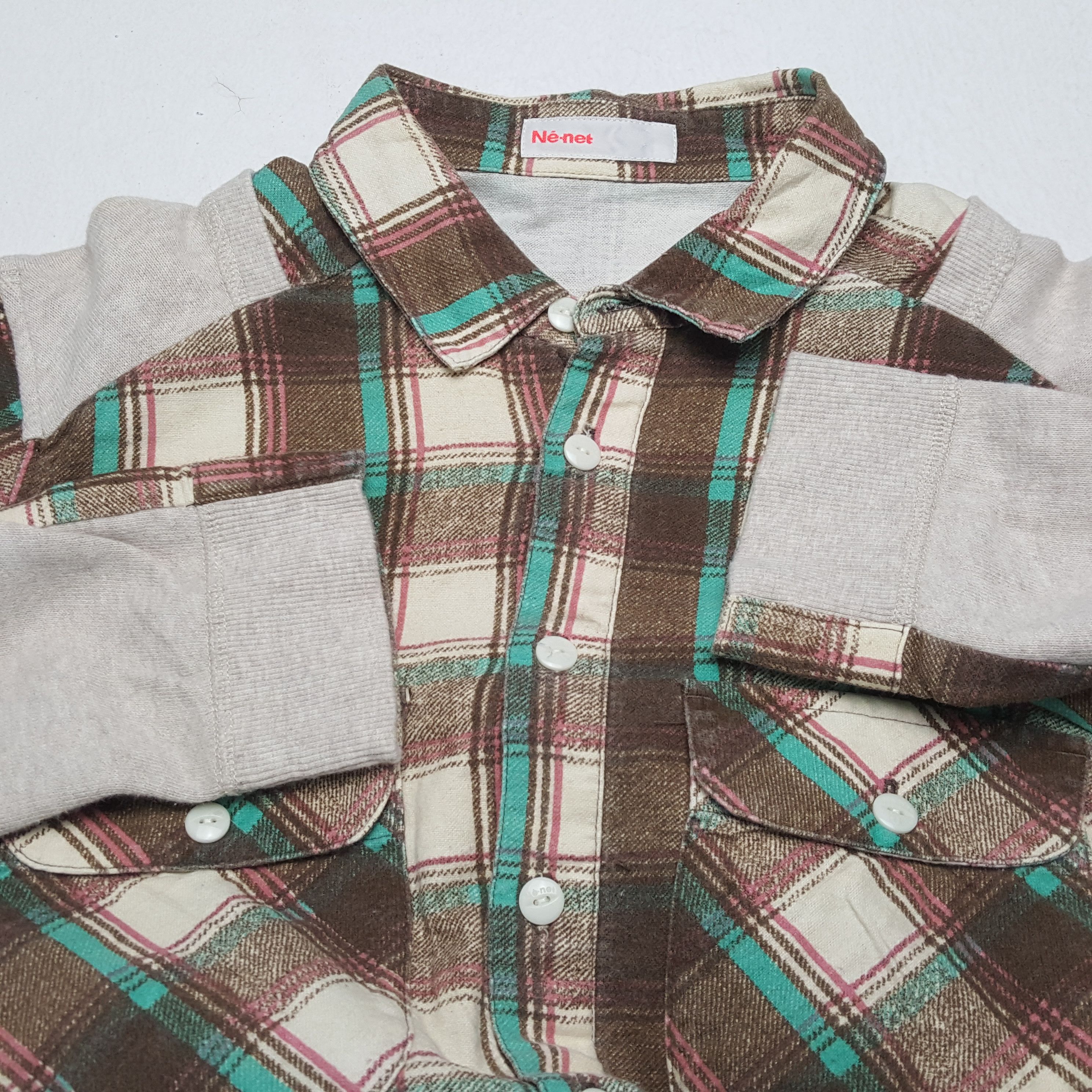 Issey Miyake × Ne-Net × Vintage Vintage ASSEMBLAGE NENET by Issey Miyake Japan Brand Shirts Size US M / EU 48-50 / 2 - 8 Thumbnail