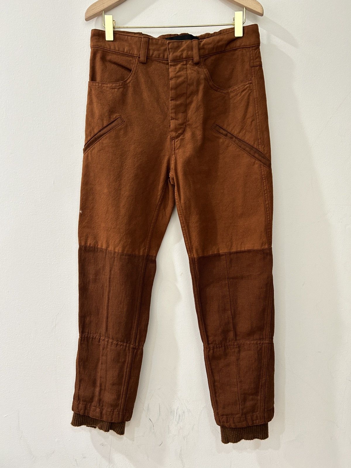 Haider Ackermann Layered Reconstructed Linen Pants Size US 28 / EU 44 - 1 Thumbnail