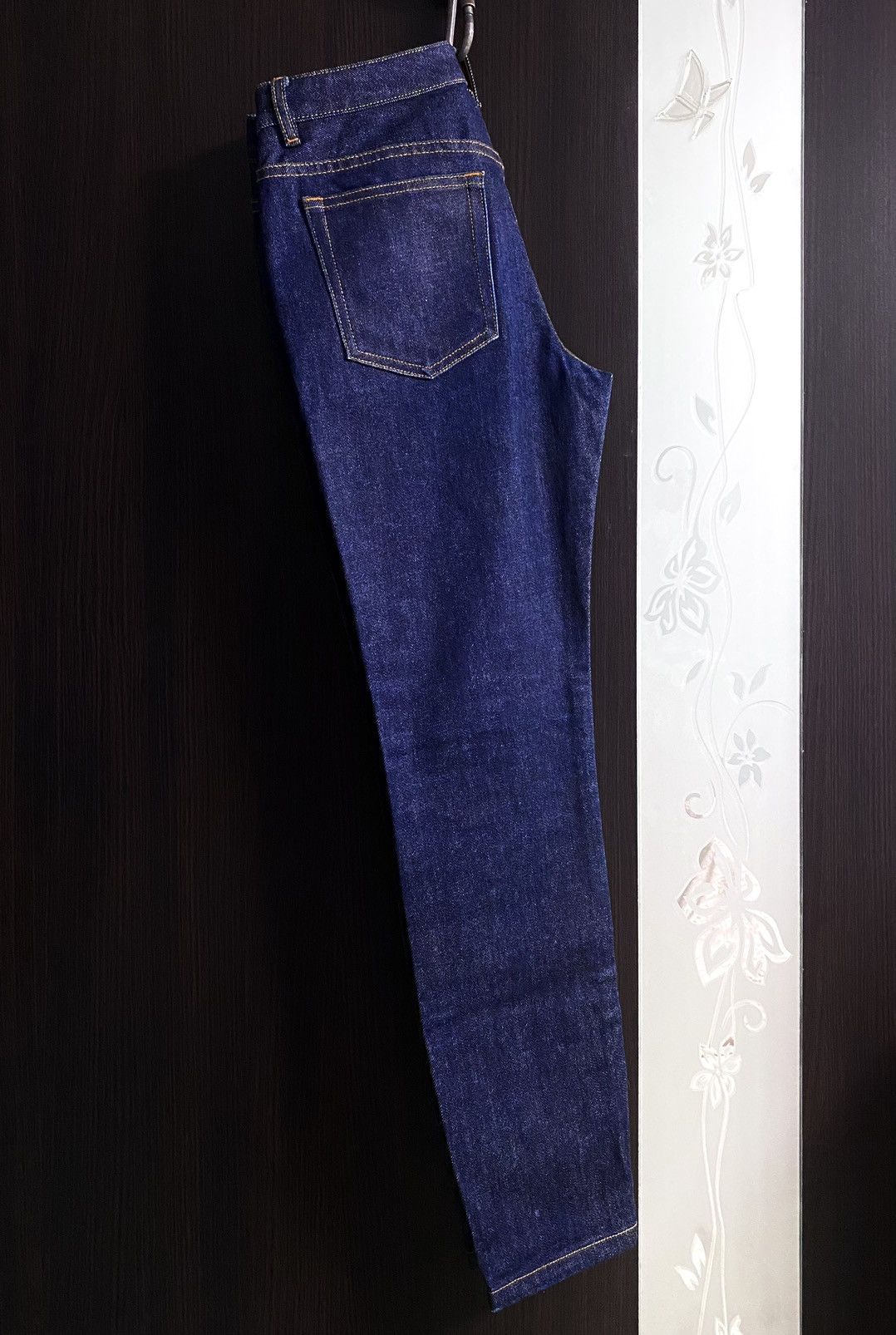 A.P.C. Womens A.P.C. APC Rue Madame Paris Slim Fit Navy Denim Jeans Size 28" / US 6 / IT 42 - 2 Thumbnail