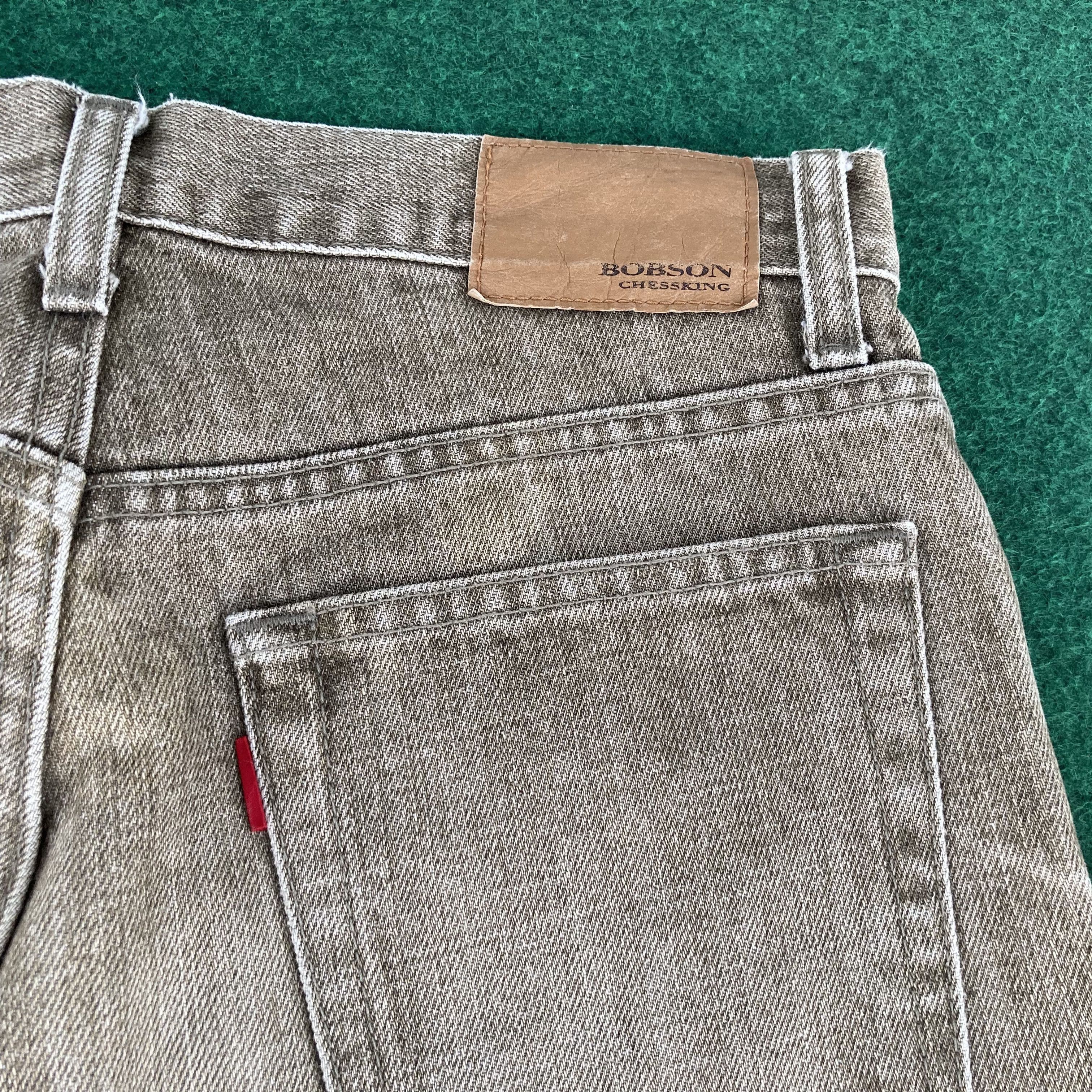 Japanese Brand × Vintage Vtg Bobson Denim Bootcut 28 Flared Faded Jeans Size US 28 / EU 44 - 8 Thumbnail