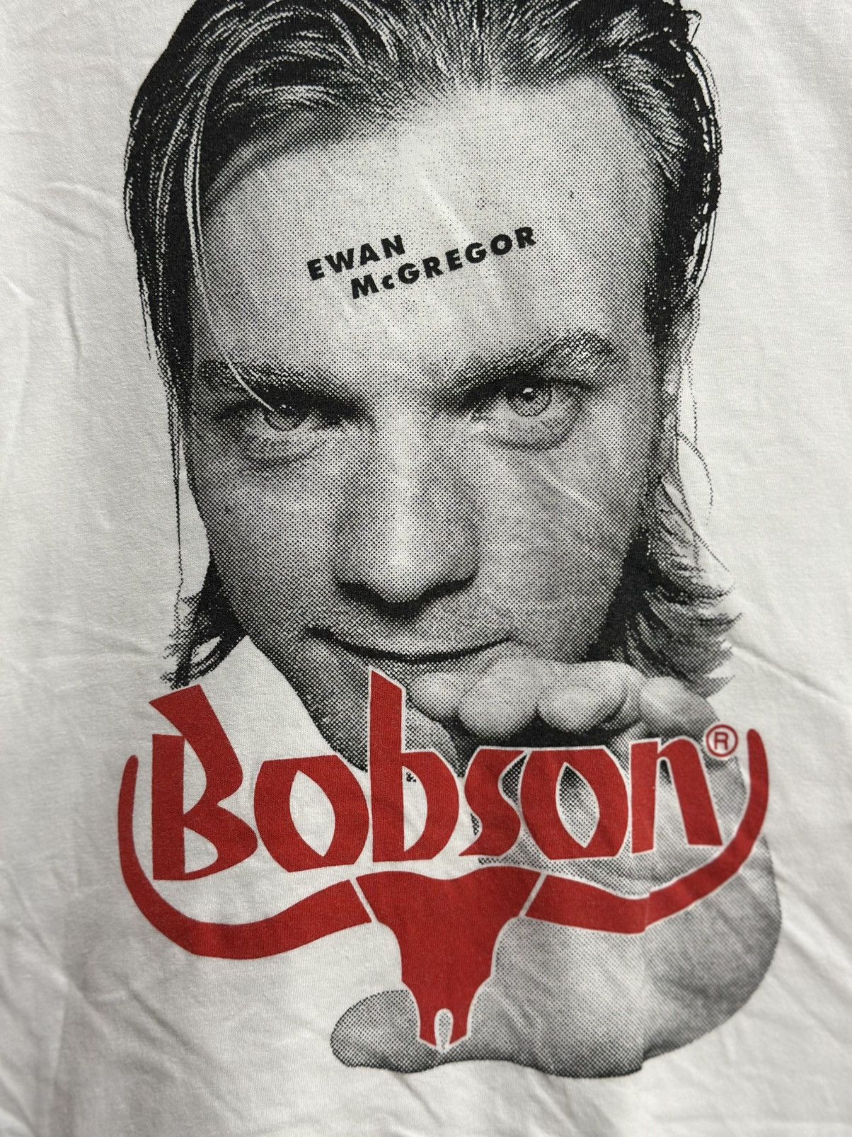Vintage Vintage Bobson Ewan Mcgregor Faded Tee Size US M / EU 48-50 / 2 - 2 Thumbnail
