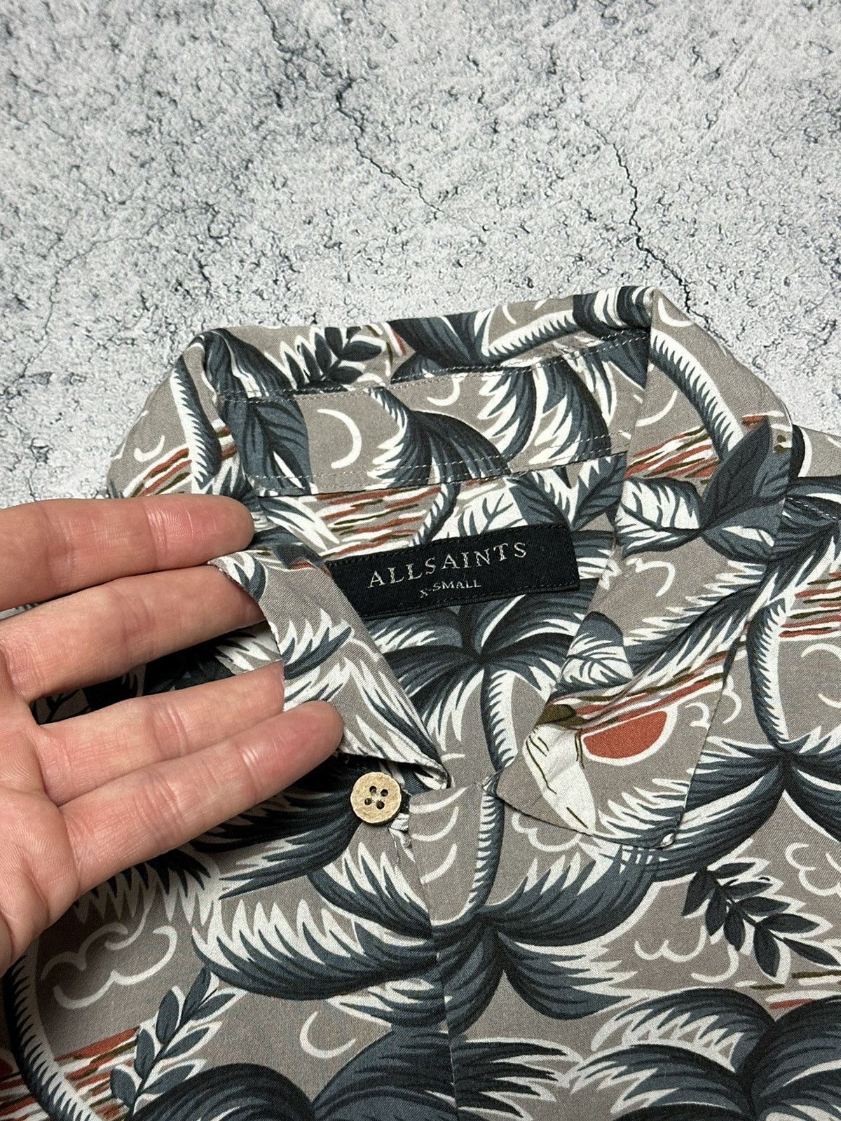Allsaints Allsaints Vanuatu Hawaiian Print Shirt Size US XS / EU 42 / 0 - 5 Thumbnail