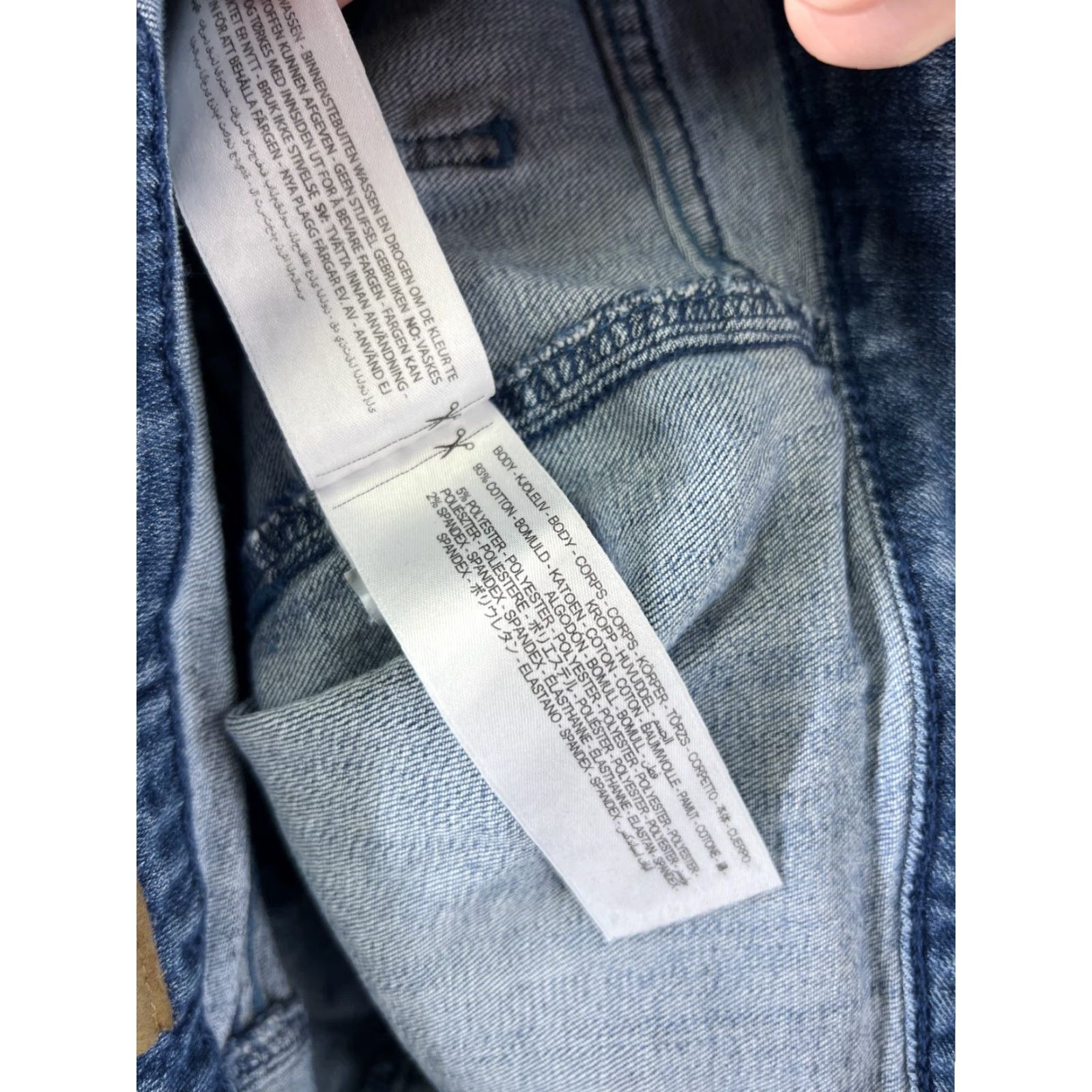 Ariat Ariat Jeans Womens Bootcut Denim Blue 31 Regular 29x31 Stretch Distressed Mid Rise 5-Pocket Denim Cotton Blend Womens Jeans Sportswear Size 24" / US 00 / IT 34 - 7 Thumbnail