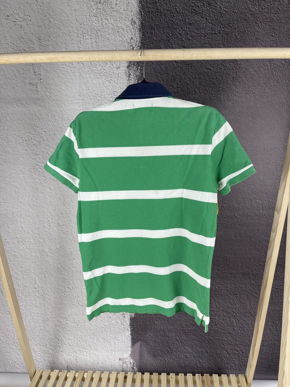 Polo Ralph Lauren Vintage 90s POLO RALPH LAUREN Equestrian Crest Striped Polo Size US S / EU 44-46 / 1 - 8 Thumbnail