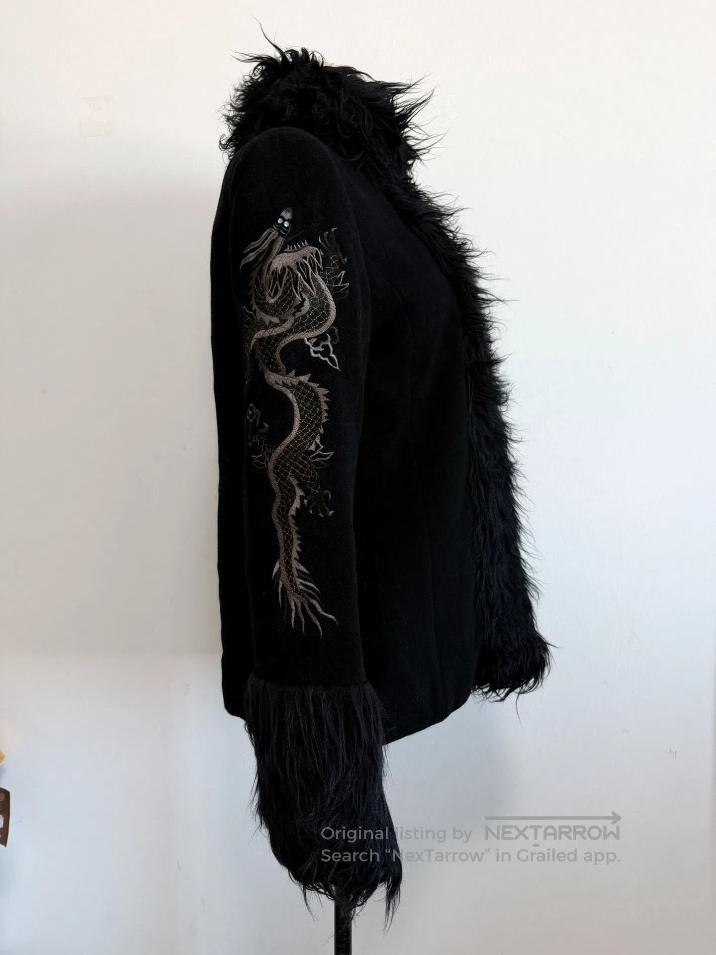 Vivienne Tam Vivienne Tam Dragon Embroidery Fur Collar Top. Size M / US 6-8 / IT 42-44 - 2 Thumbnail