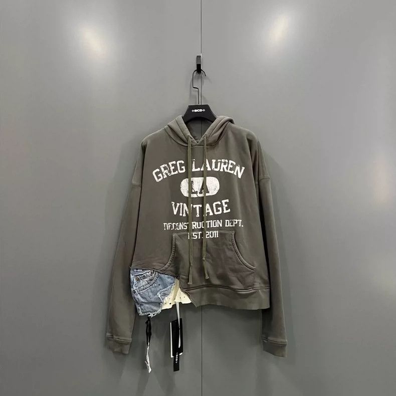 Greg Lauren greg lauren Cowboy Destruction Splicing Hoodie 2506-Nextarr Size US L / EU 52-54 / 3 - 1 Thumbnail
