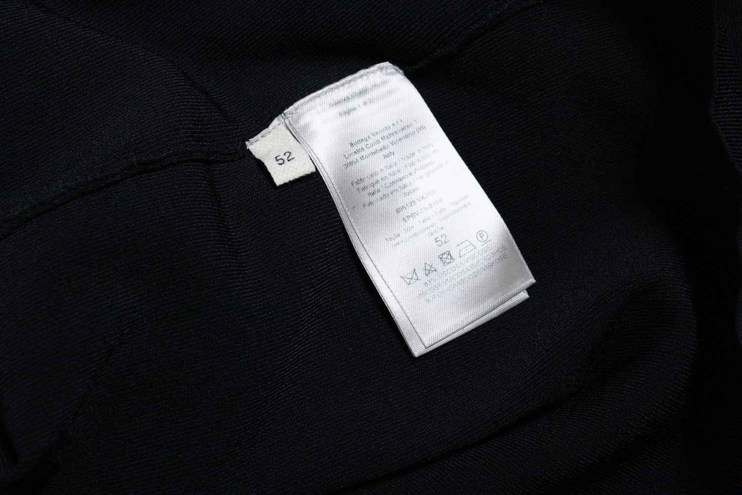 Bottega Veneta Bottega Veneta, black stretch turtle neck Size US XL / EU 56 / 4 - 6 Thumbnail