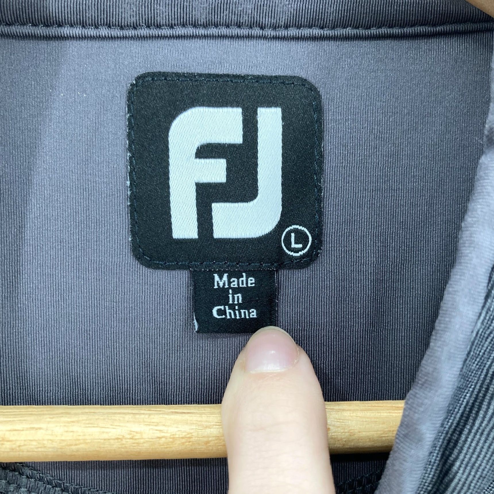 Footjoy FootJoy Pullover Mens L Gray Quarter Zip Golf Performance Stretch Athletic Shirt Size US L / EU 52-54 / 3 - 4 Thumbnail