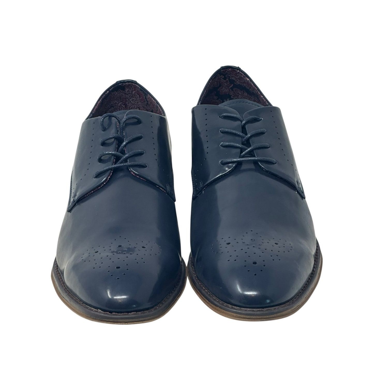 Madden NYC Madden Cratik Derby navy oxford dress shoes size 12 Size US 12 / EU 45 - 2 Thumbnail