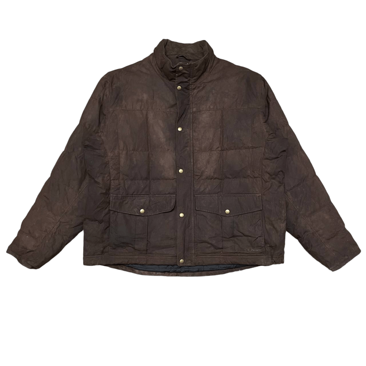 L.L. Bean L.L. Bean Waxed Goose Down Puffer Jacket Size US XL / EU 56 / 4 - 1 Thumbnail