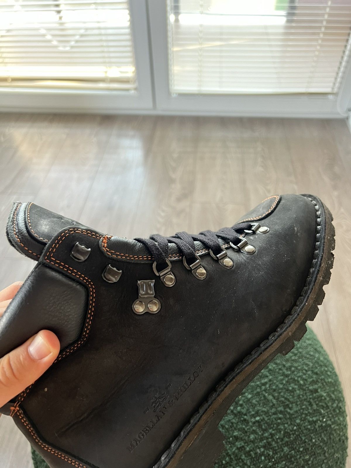 Designer Archival Magellan & Mulloy Hand Italy Crafted Bikers Boots Size US 8 / EU 41 - 22 Thumbnail
