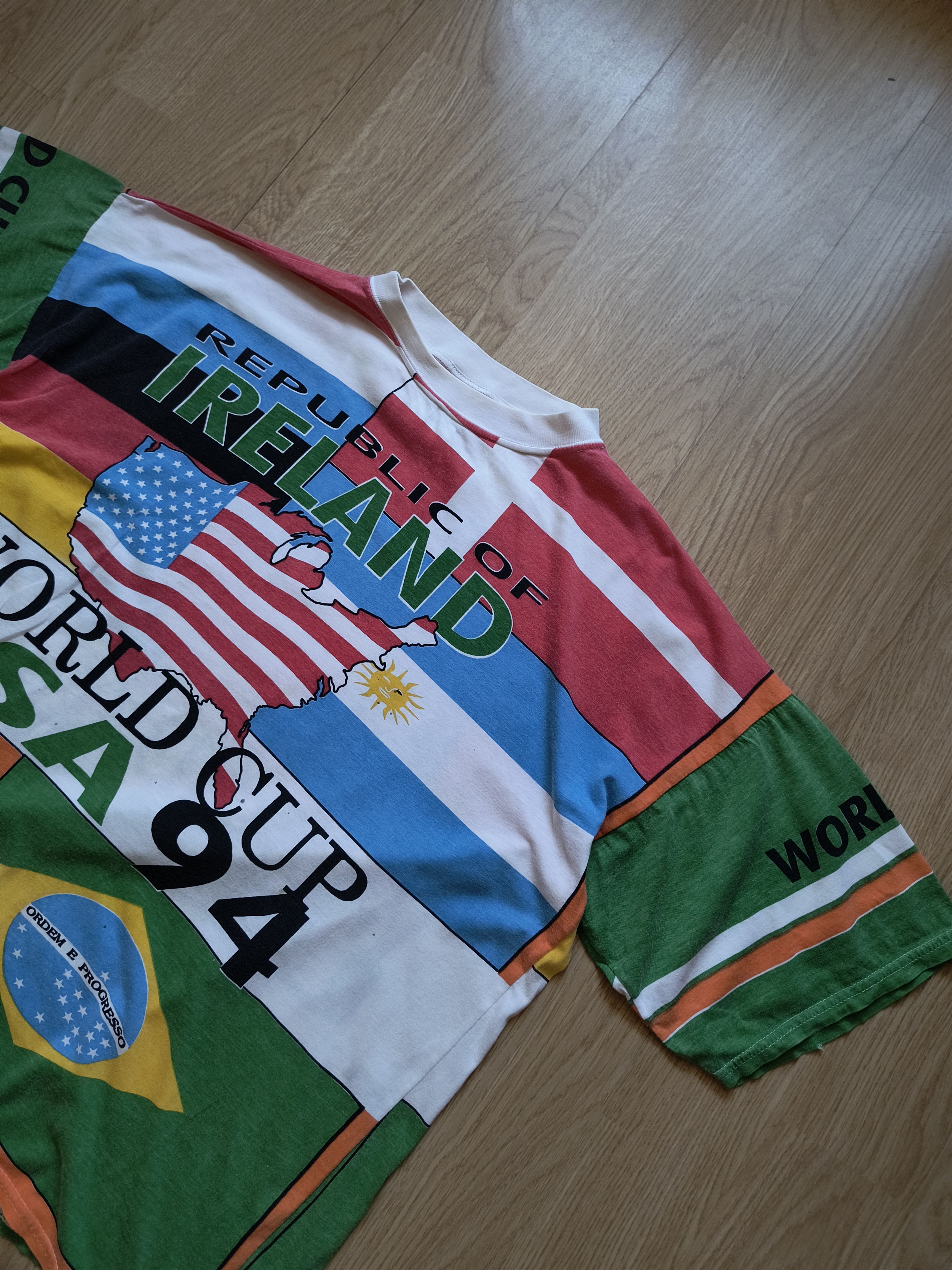 Vintage Vintage Ireland football soccer world cup 94 USA t-shirt Size US L / EU 52-54 / 3 - 3 Thumbnail
