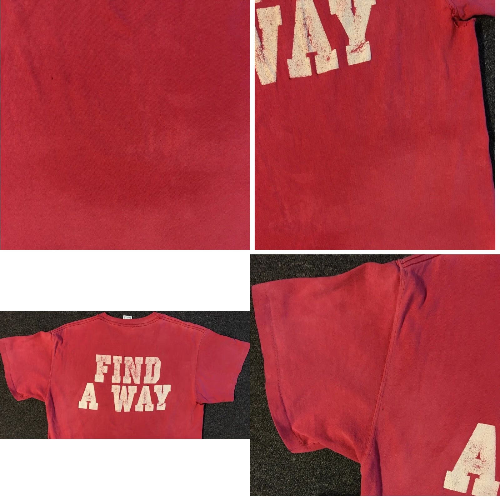 Vintage VINTAGE 90s Thunderbird School Football Thrashed Faded Distressed Shirt XL Red Single Stitch Graphic Tee Men Size US XL / EU 56 / 4 - 10 Thumbnail