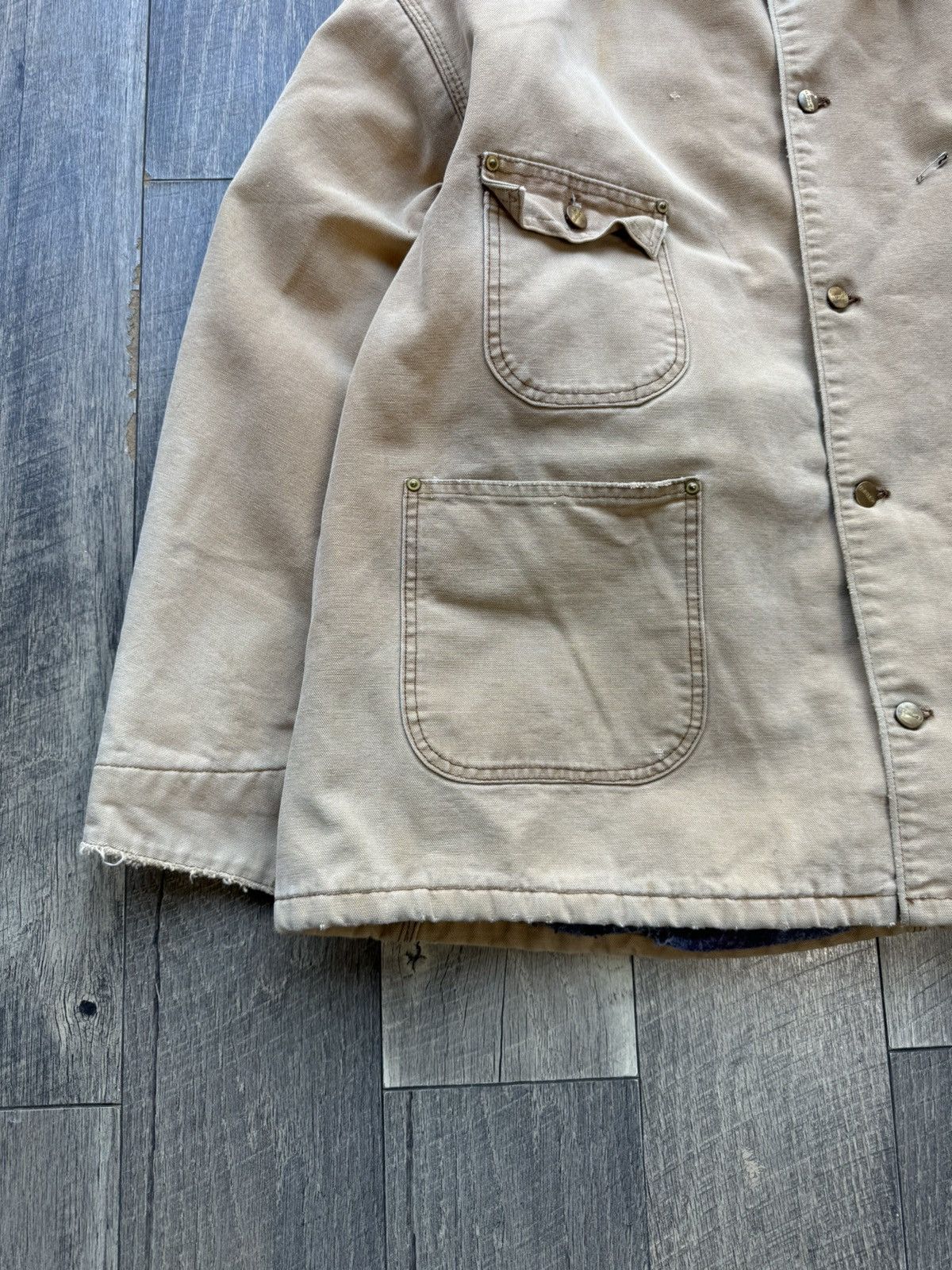 Carhartt Vintage 90s Carhartt Barn Jacket blanket lined XL Size US XL / EU 56 / 4 - 3 Thumbnail