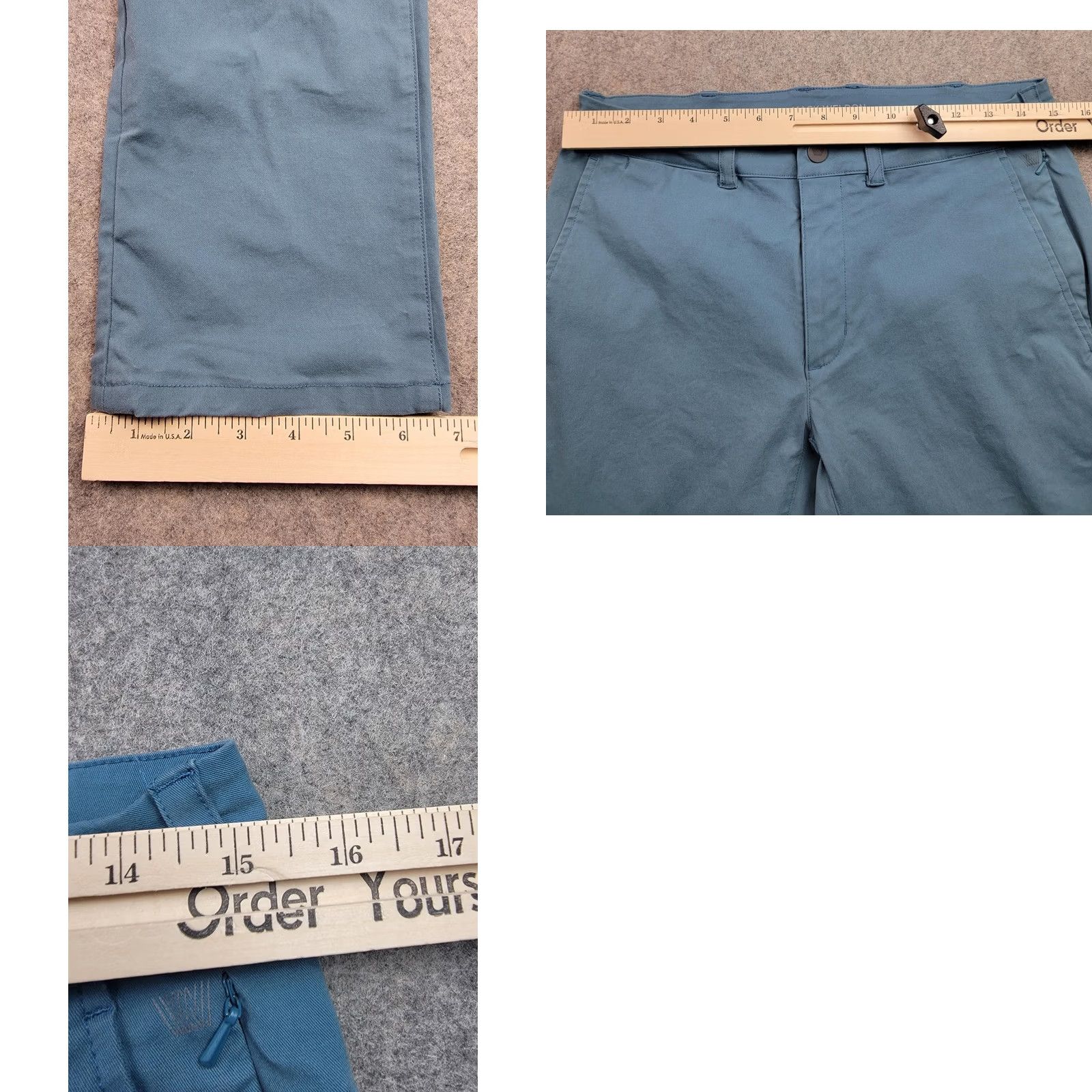 Vintage Mack Weldon Pants Mens 30x32 Blue Commuter Slim Fit Stretch Lyocell Performance Size US 30 / EU 46 - 10 Thumbnail