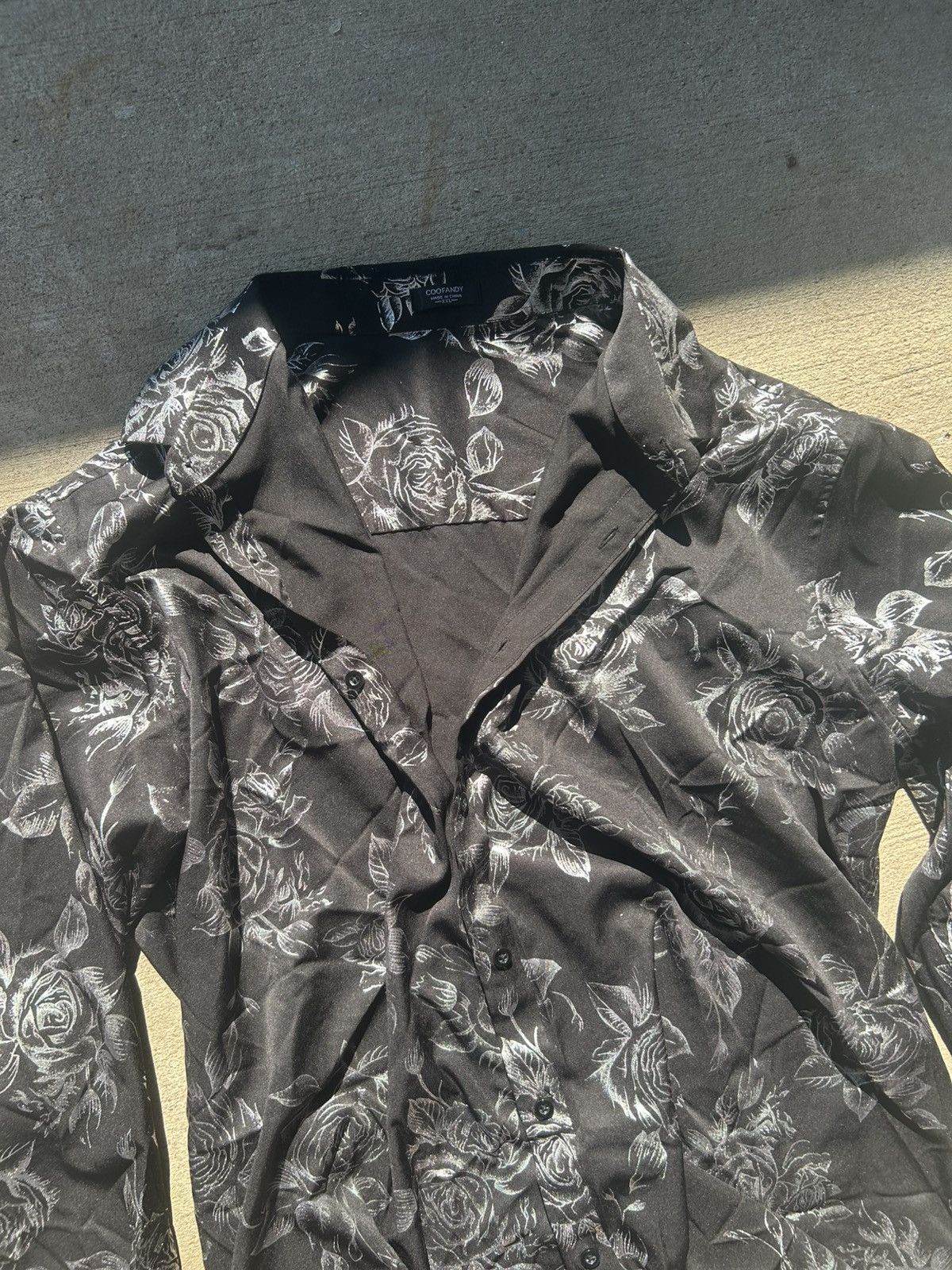 Tornado Mart Floral button-up long sleeve 2000’s vintage Size US XL / EU 56 / 4 - 4 Thumbnail
