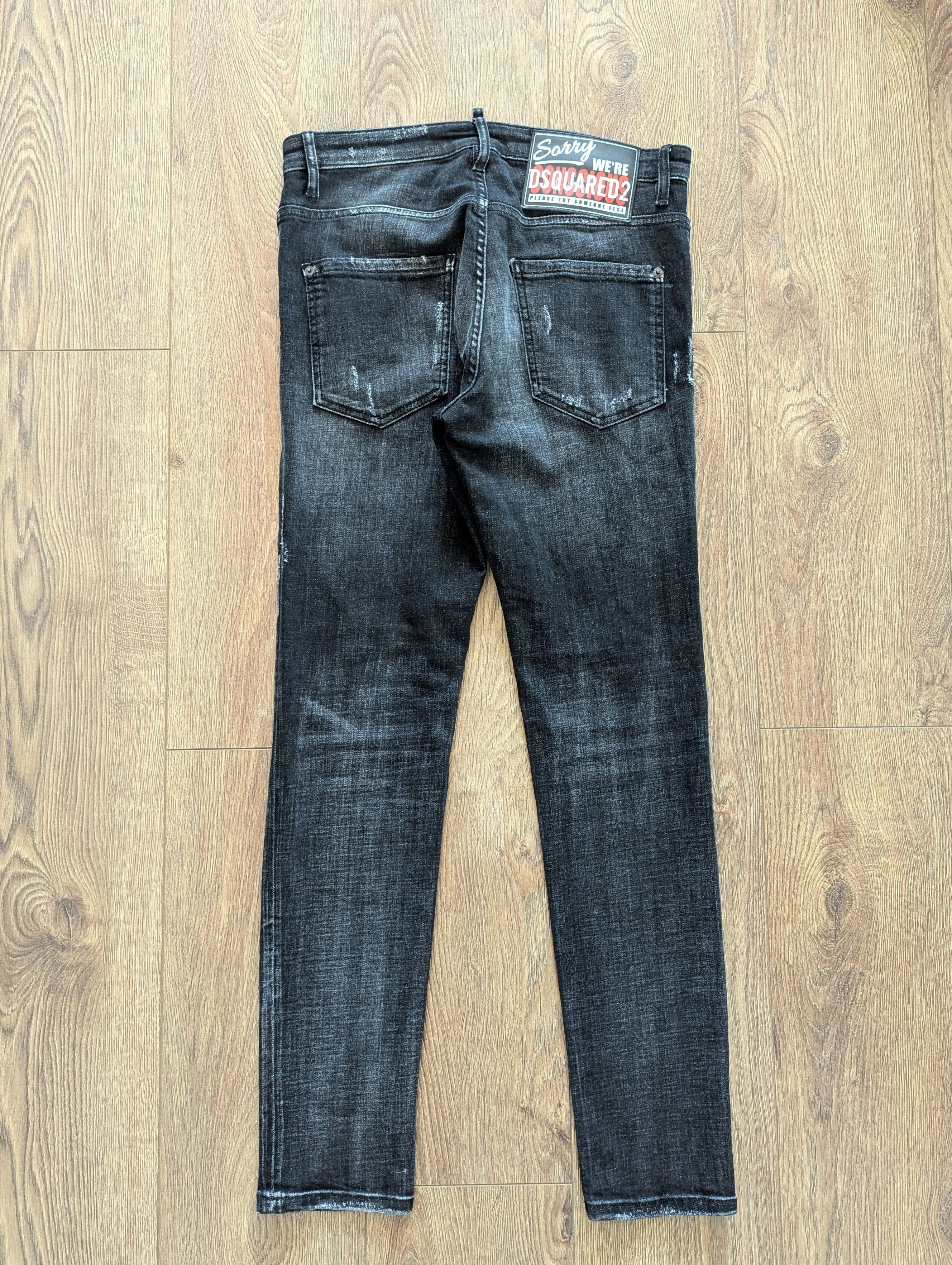 Dsquared2 Dsquared2 Skater Jean 46 Black Made In Italy Luxury Brand Size US 30 / EU 46 - 17 Thumbnail