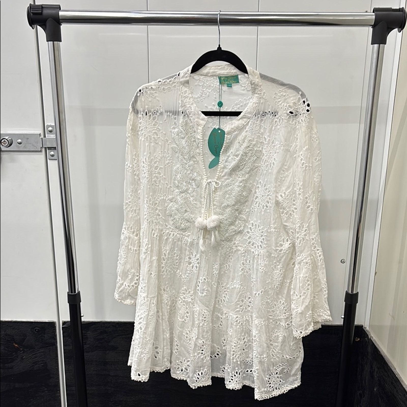 Other NWT Antica Sartoria Elegant White Lace Dress Size XL Size XL / US 12-14 / IT 48-50 - 1 Thumbnail