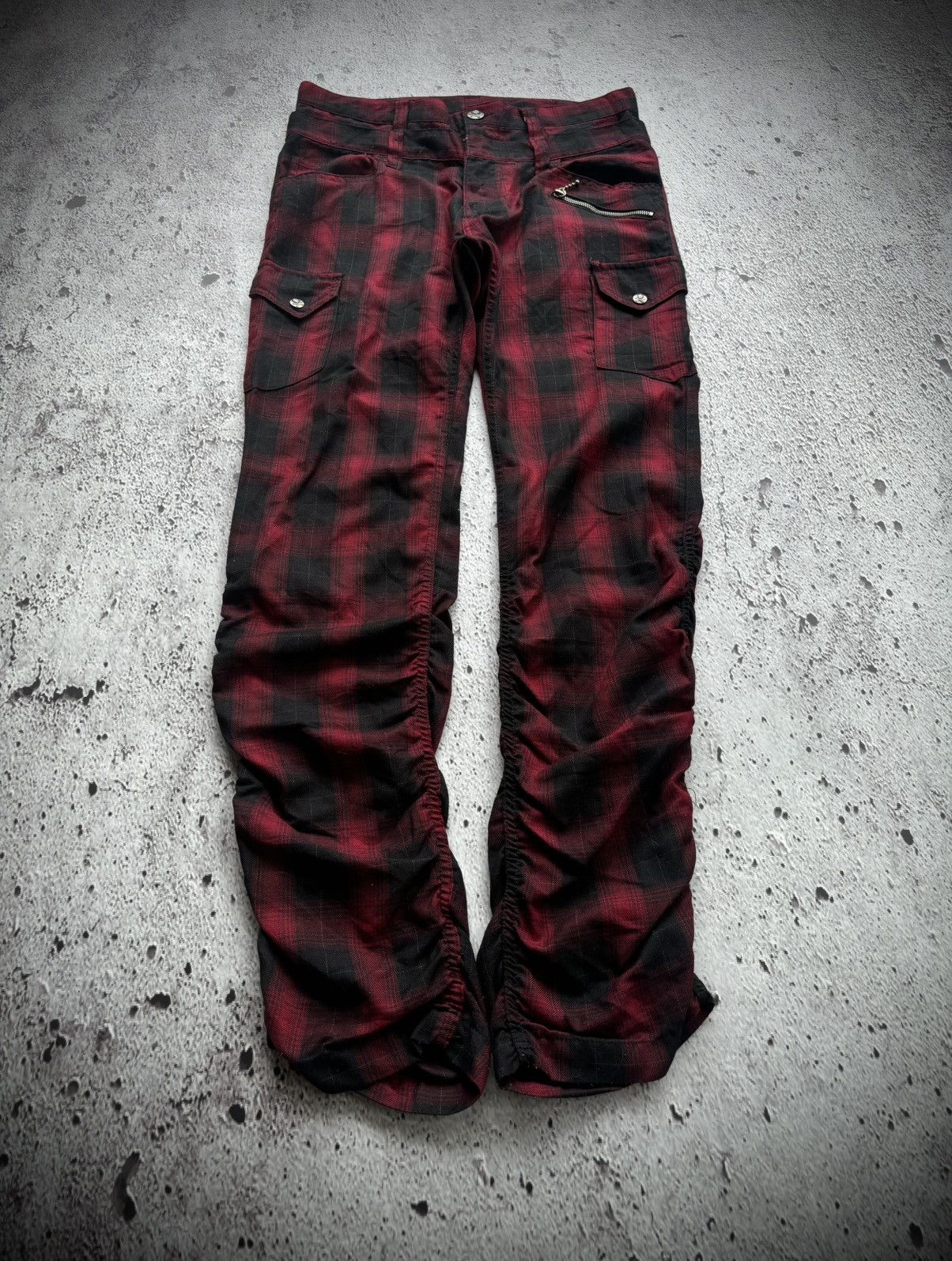 Hysteric Glamour Y2k Double focus Double waist punk style pants Size US 33 - 1 Thumbnail