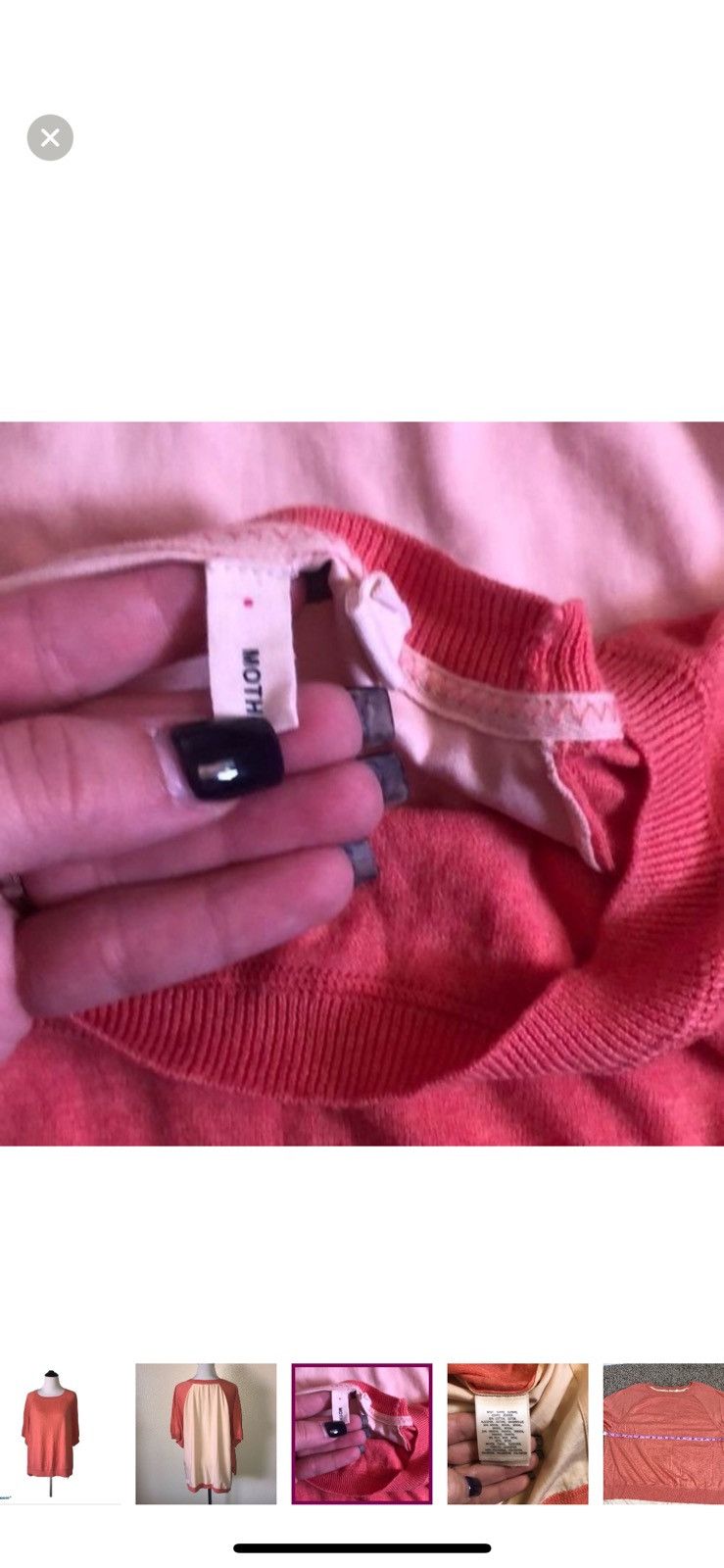 Anthropologie Anthropologie moth medium east river falls pullover sweater Size M / US 6-8 / IT 42-44 - 5 Thumbnail