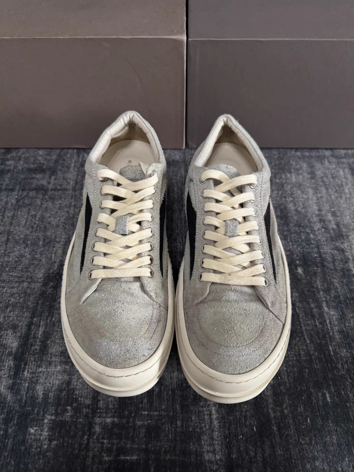 Rick Owens Rick Owens DRKSHDW Blue Geobasket Size US 10 / EU 43 - 4 Thumbnail