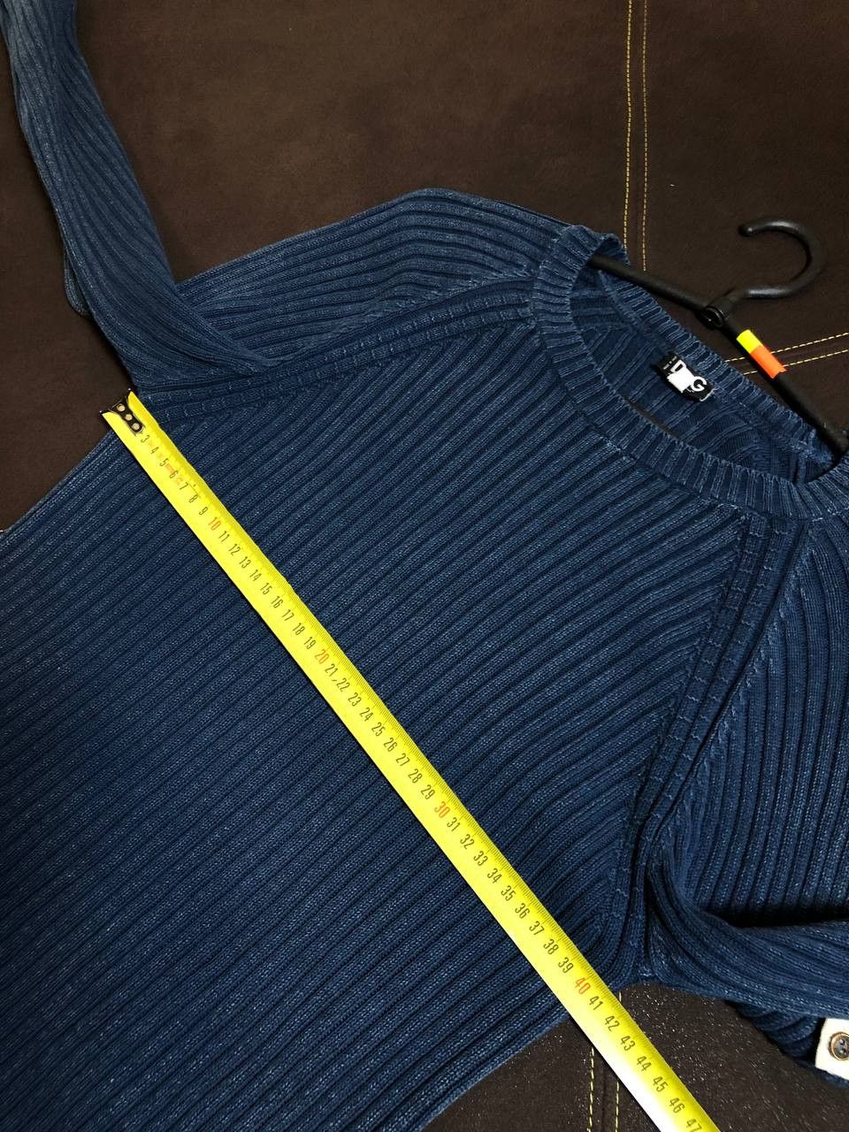 Dolce & Gabbana Vintage Dolce Gabbana Ribbed Knit Sweater Men Size US XL / EU 56 / 4 - 7 Thumbnail