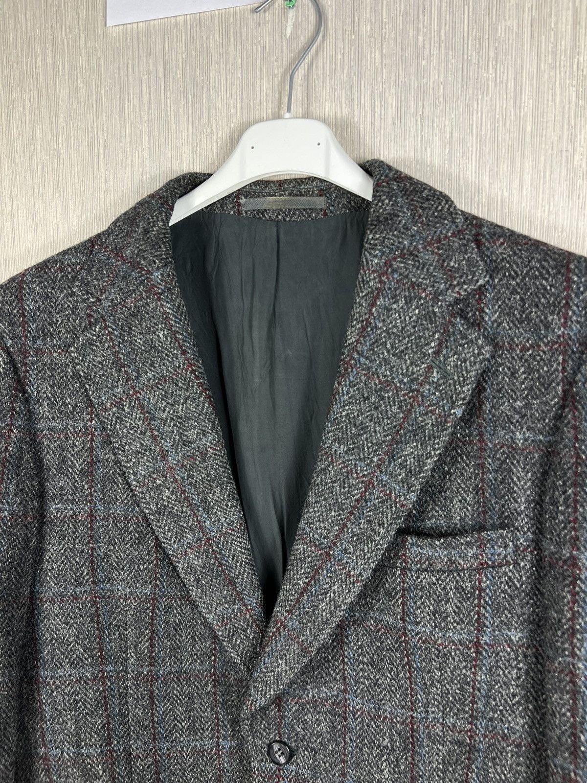 Harris Tweed Vintage 90s Harris Tweed wool light checked blazer jacket Size US L / EU 52-54 / 3 - 9 Thumbnail