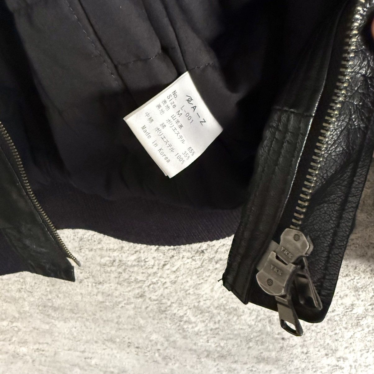 AZ by junhashimoto AZ by Jun Hashimoto Goatskin Leather Double Zip Jacket Size US M / EU 48-50 / 2 - 5 Thumbnail