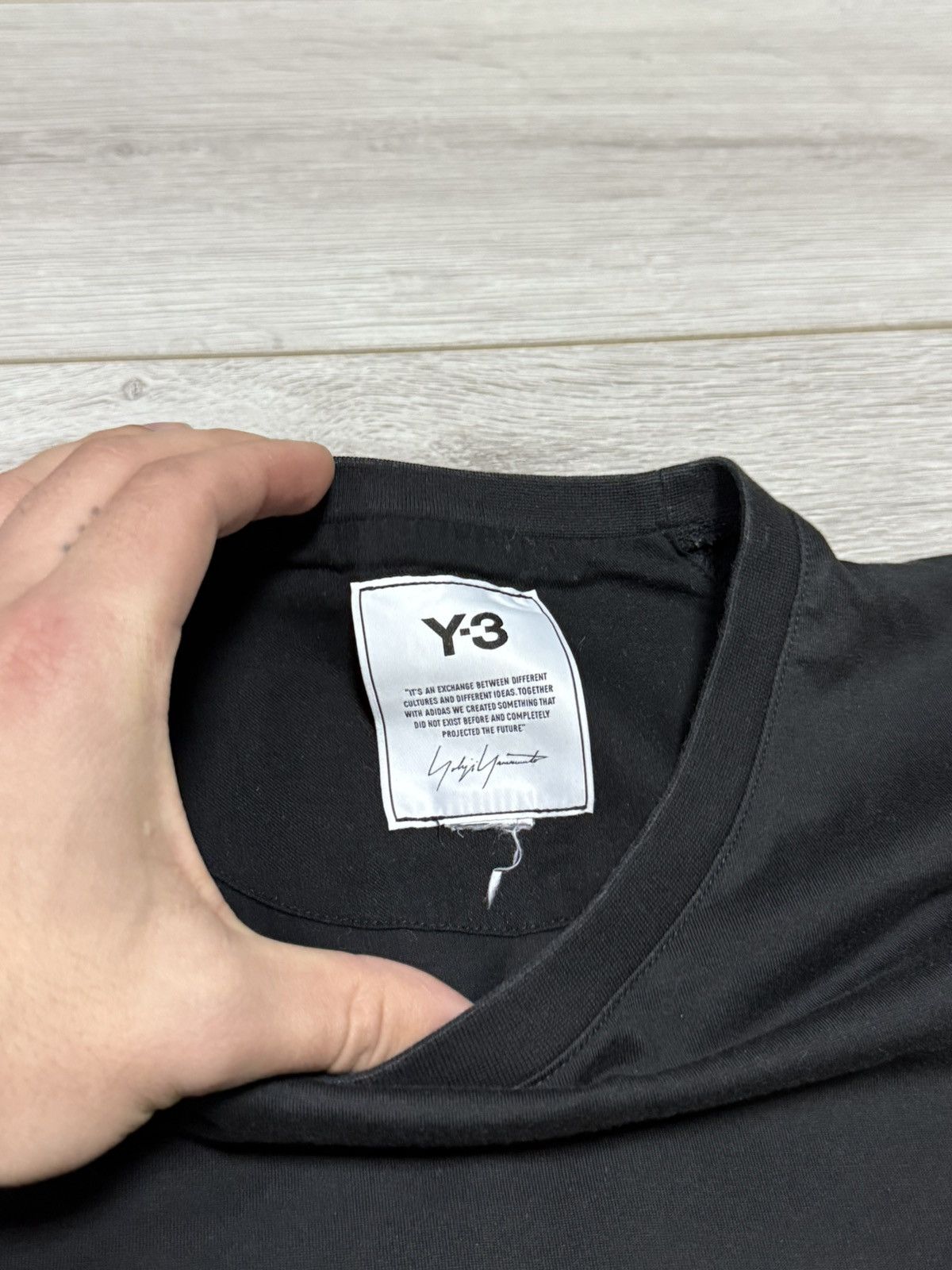 Y-3 Y-3 Yohji Yamamoto adidas big logo shirt Size US M / EU 48-50 / 2 - 7 Thumbnail