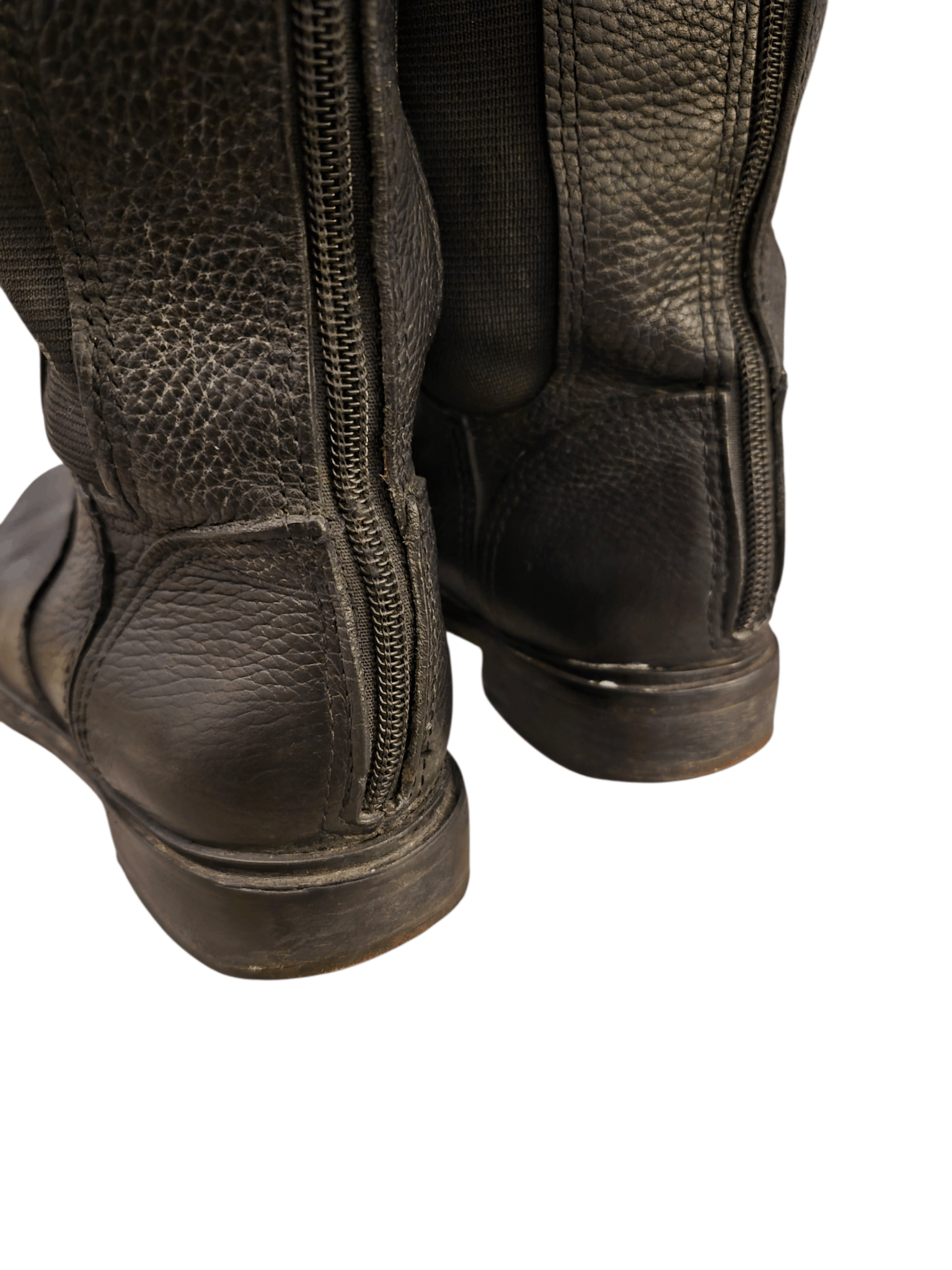 Tory Burch Tory Burch Womens 7.5 Black Leather Mid Calf Riding Boots Size US 7.5 / IT 37.5 - 6 Thumbnail