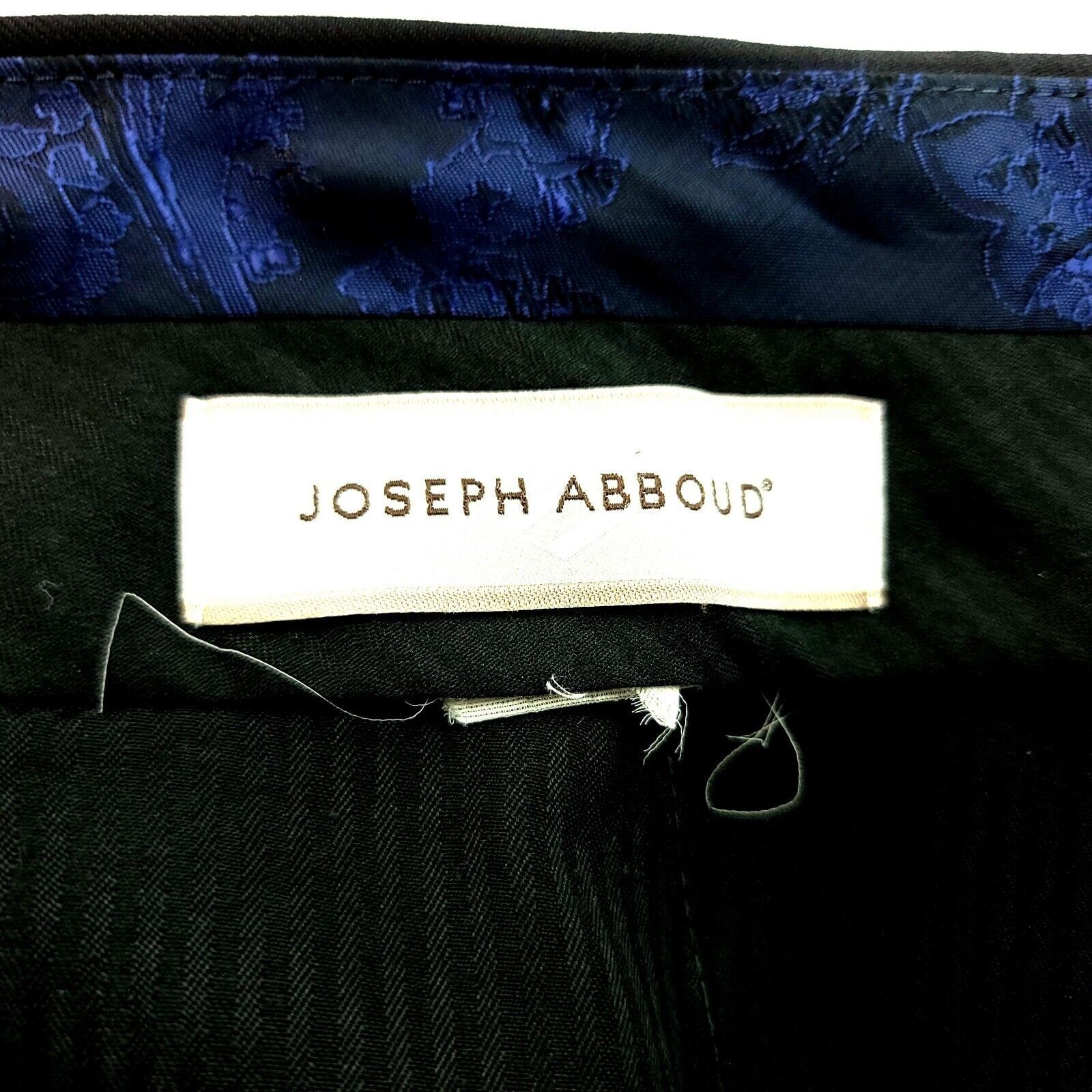 Joseph Abboud Joseph Abboud Blue Pleated Cuffed Mid Rise Dress Pants 38/28 Size 38R - 3 Thumbnail