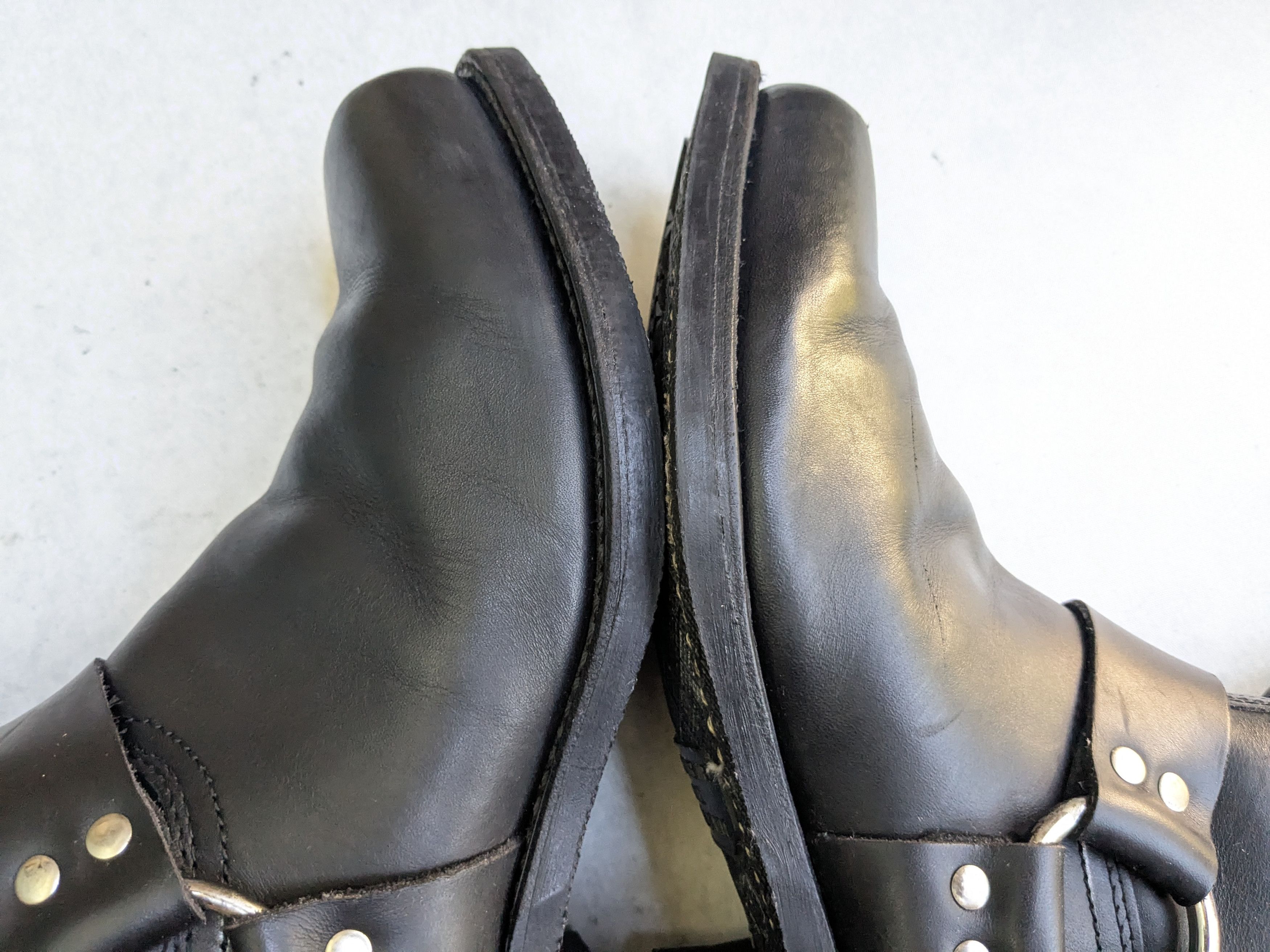 Frye Frye Harness Boots Black Leather 11 M Leather Buckle Size US 11 / EU 44 - 9 Thumbnail
