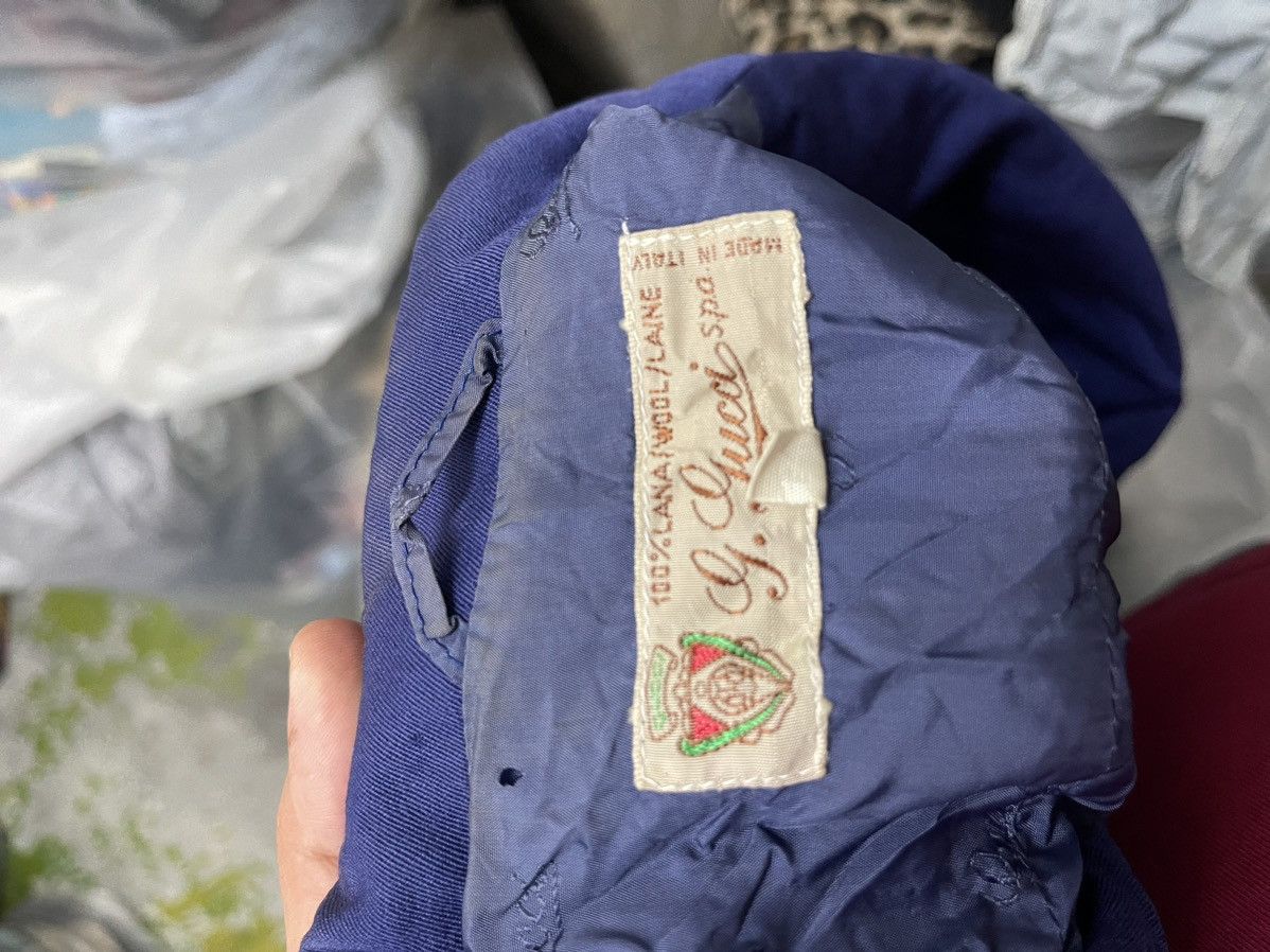 Gucci 💥Vintage 1980 GUCCI Jacket Classic Size US S / EU 44-46 / 1 - 6 Thumbnail