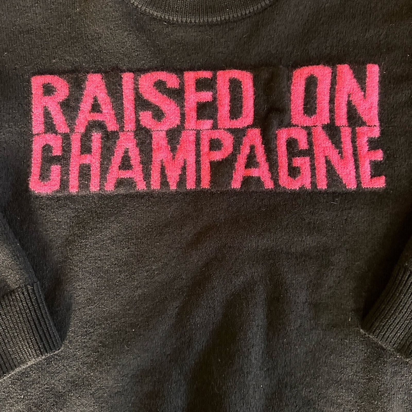Philipp Plein Philipp Plein Couture "Raised on Champagne" Wool Sweater Size S / US 4 / IT 40 - 4 Thumbnail