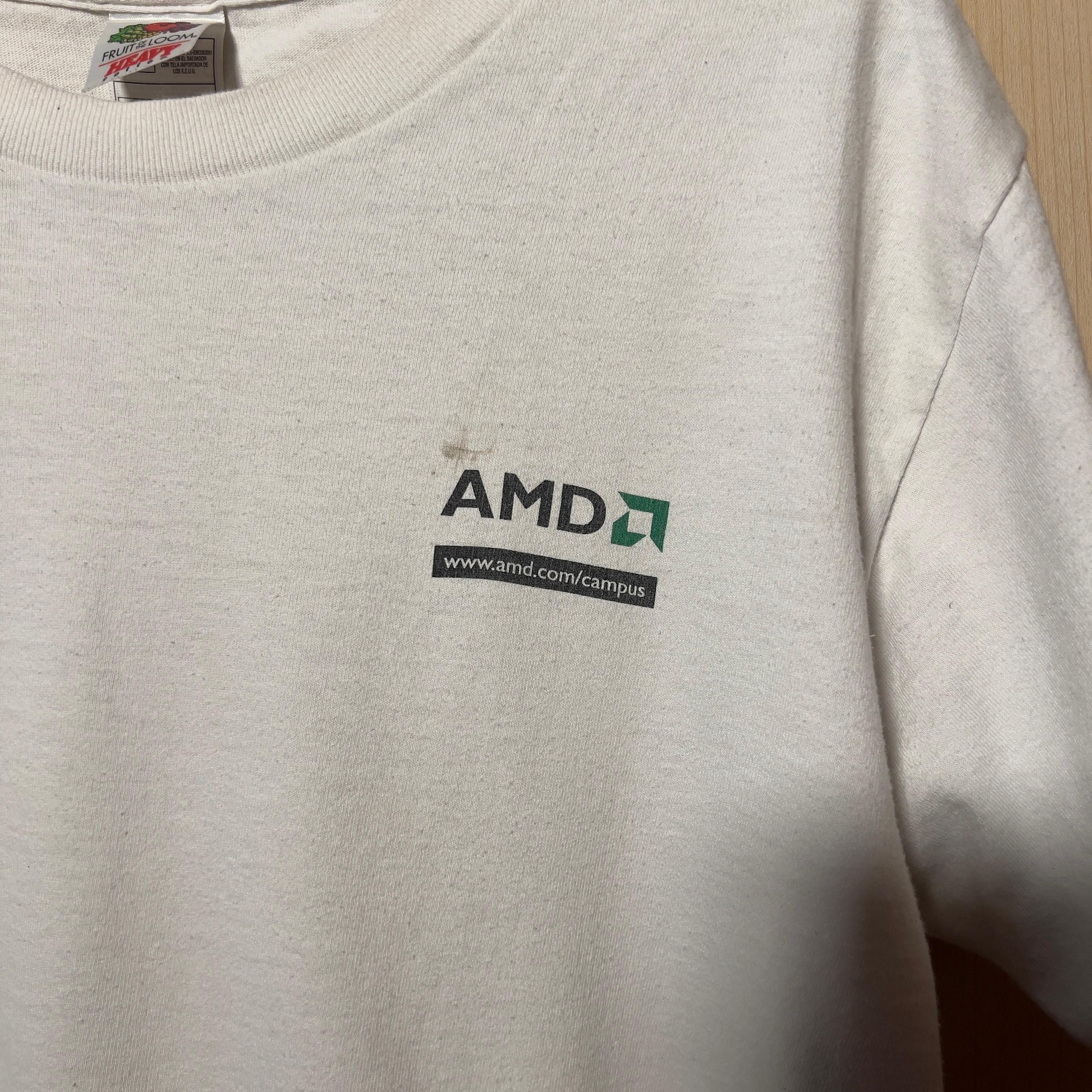 Arts & Science Vintage Y2K AMD Campus Promo Tee Shirt Sz L 64 athlon nvidia Size US L / EU 52-54 / 3 - 2 Thumbnail