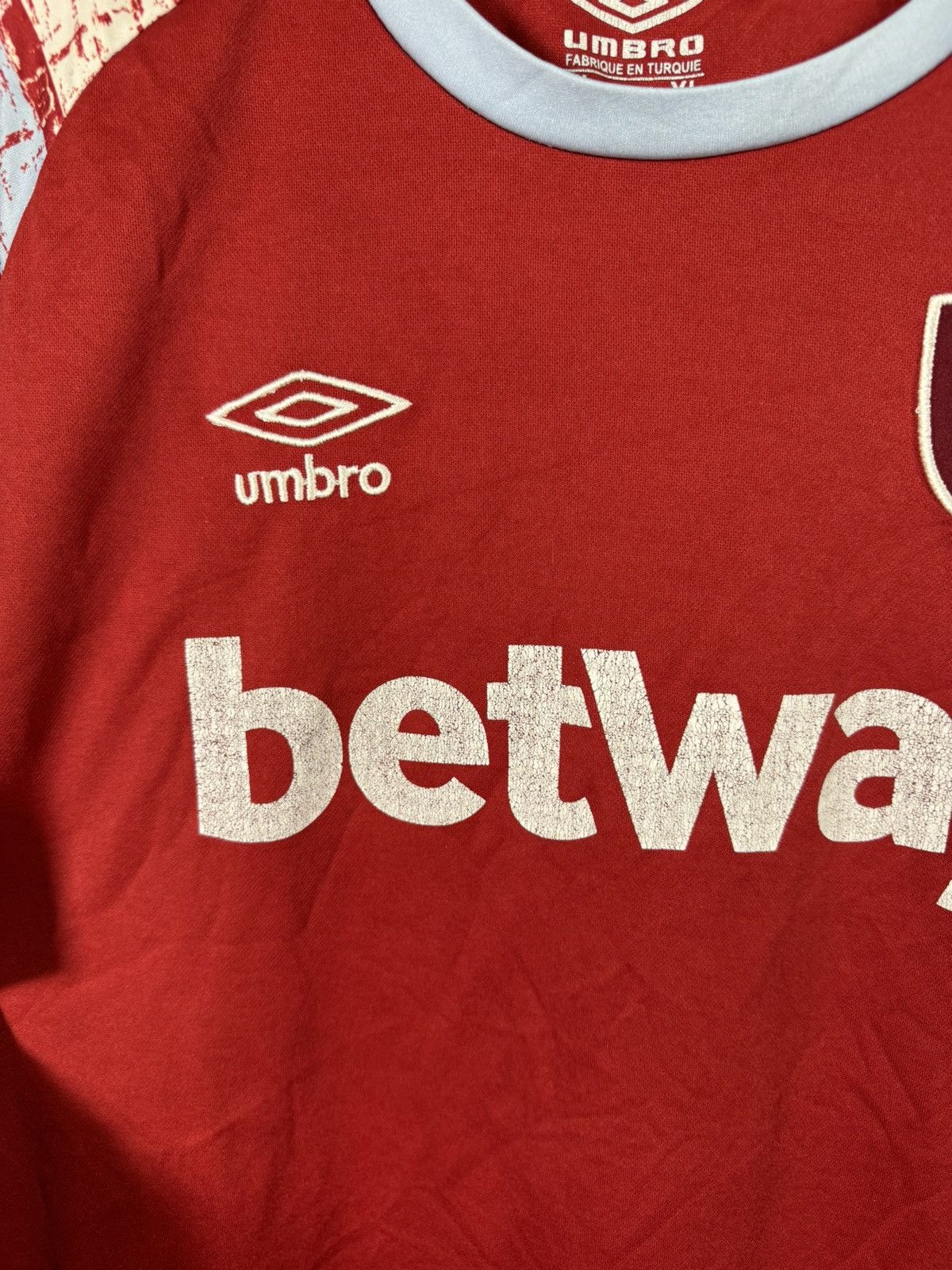 Vintage Vintage West Ham United 2022/23 Umbro Fan Jersey Blokcore XL Size US XL / EU 56 / 4 - 7 Thumbnail