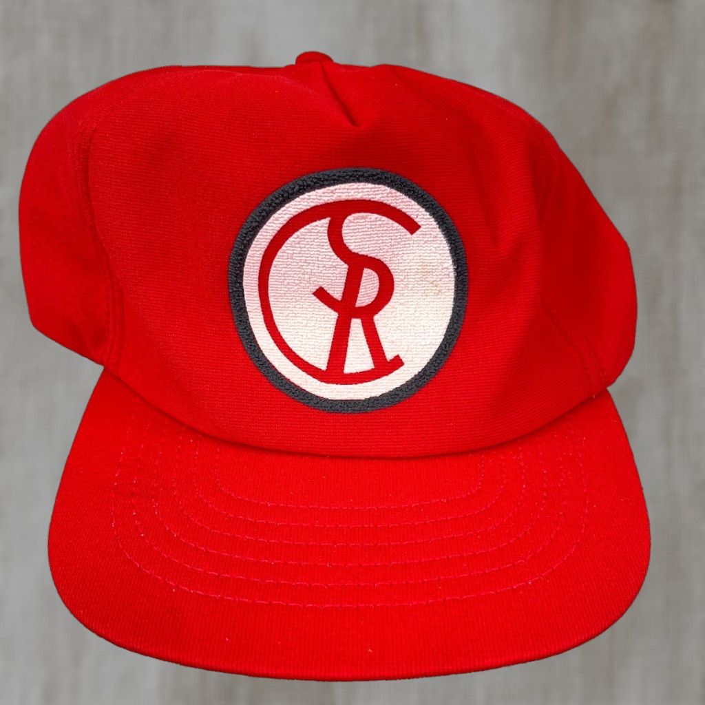 Vintage VINTAGE Georgia Central Railroad Hat Cap Snapback Made In USA 80s Puffy Trains Size ONE SIZE - 1 Thumbnail