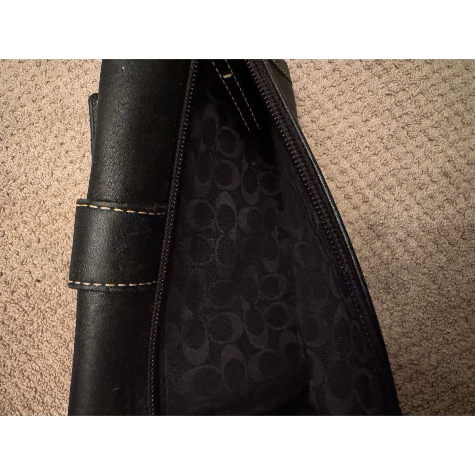 Coach Coach Black Leather Wallet Size ONE SIZE - 4 Thumbnail