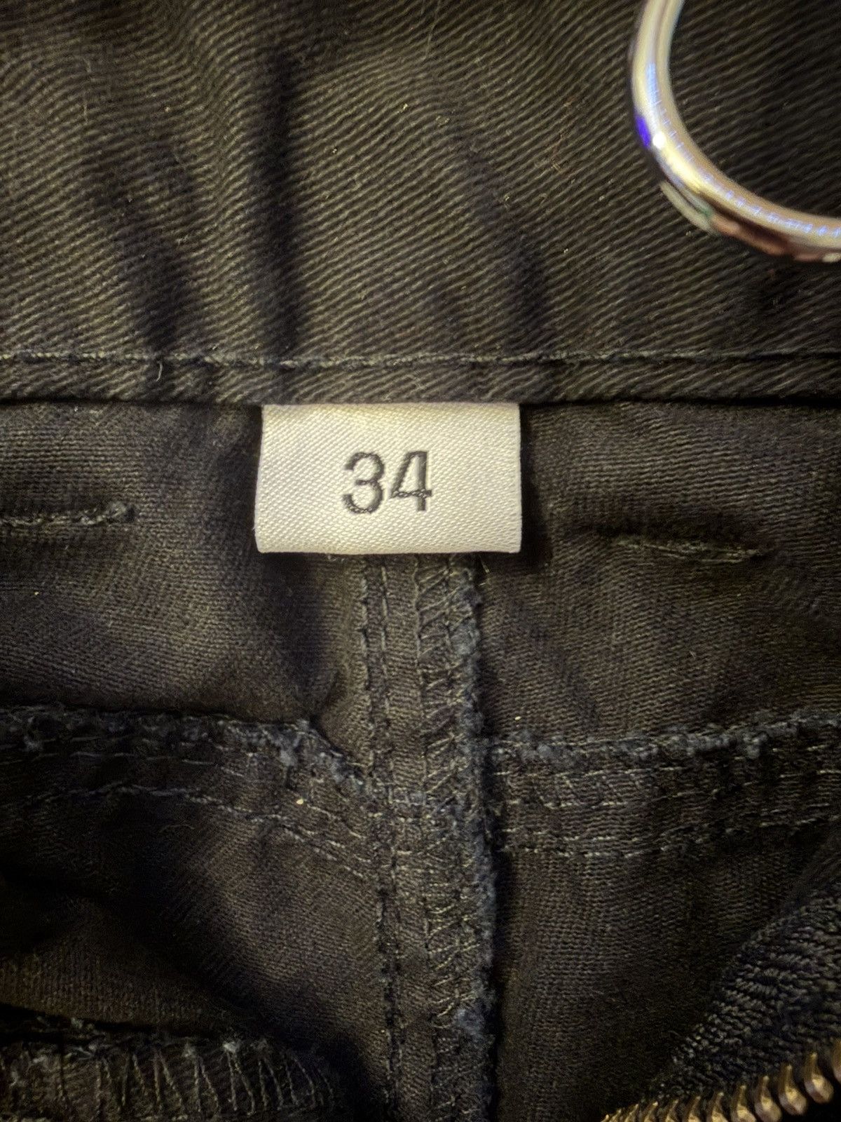 Japanese Brand Mustway black baggy cargo pants Size US 34 / EU 50 - 7 Thumbnail