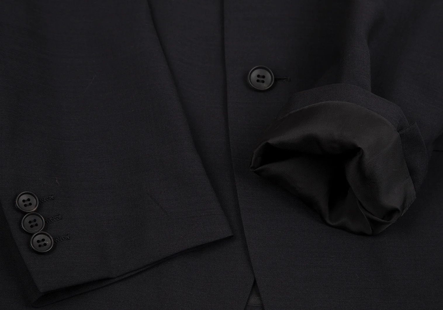 Issey Miyake Wool Waist Dart Design Jacket in Black Size 4 Size US XL / EU 56 / 4 - 7 Thumbnail