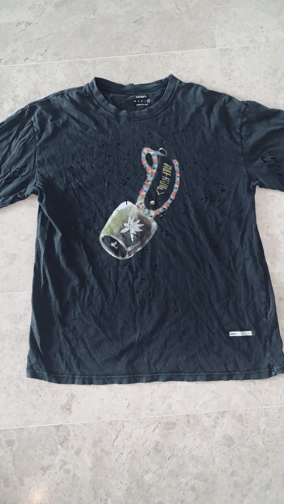 Satisfy SATISFY Chamonix-Mont-Blanc alpine cow bell mothtec tee Size US XL / EU 56 / 4 - 1 Thumbnail