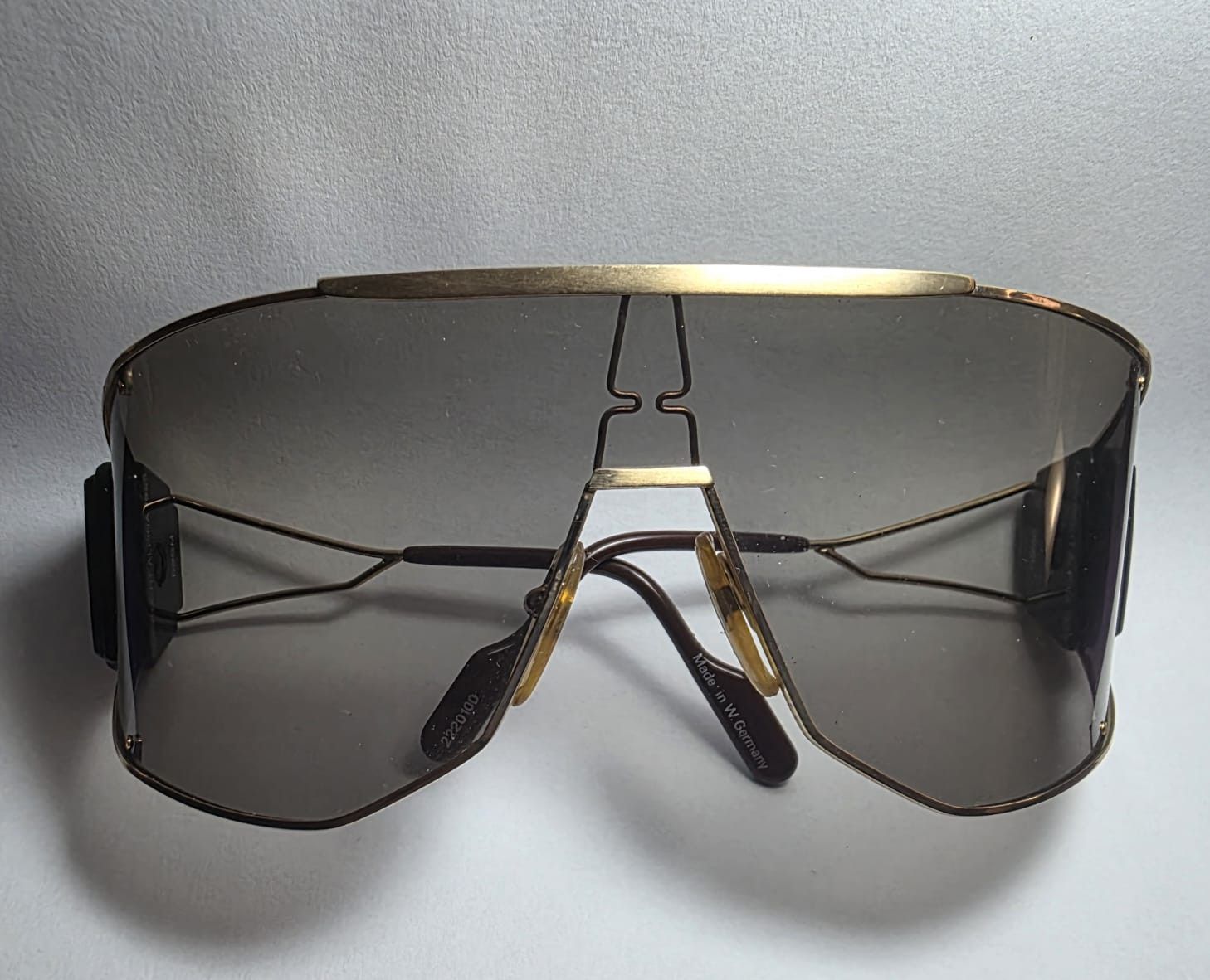 Other ULTRA RARE VINTAGE ALPINA GOLDWING SHIELD SUNGLASSES Size ONE SIZE - 1 Thumbnail
