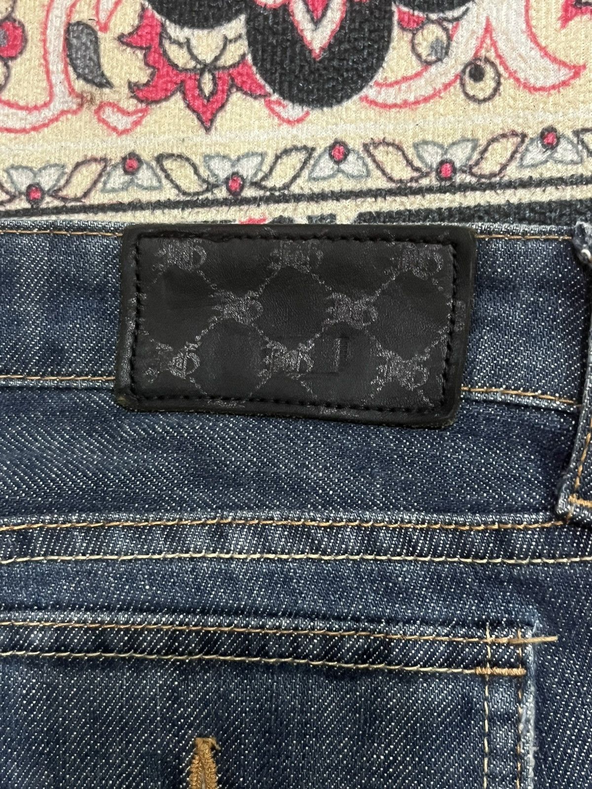 If Six Was Nine × Japanese Brand × Le Grande Bleu (L.G.B.) ⚡️Wide Leg⚡️Vintage Japanese Brand Egoist Frayed Leg Blue Jean Size 26" / US 2 / IT 38 - 10 Thumbnail