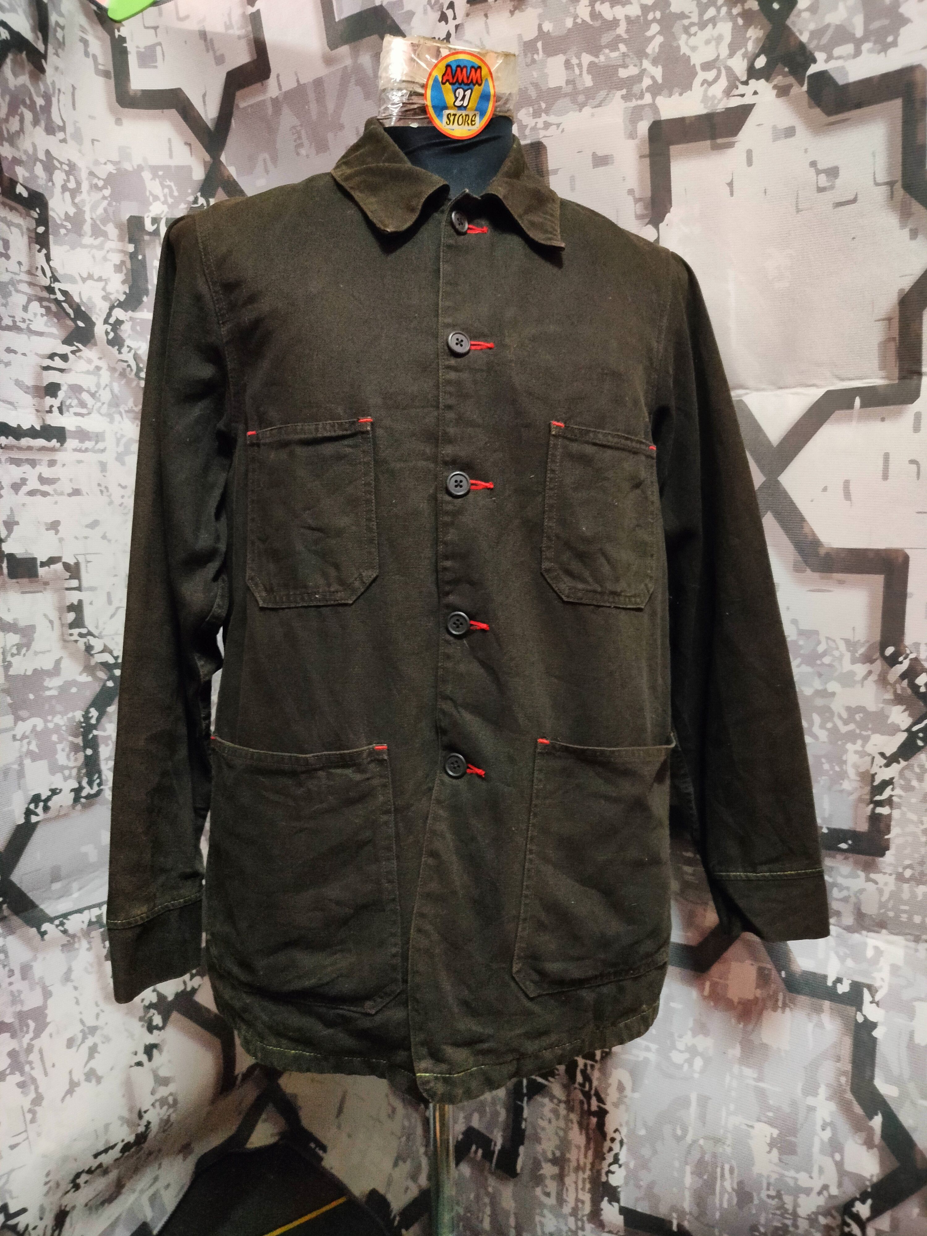 Japanese Brand POST PRODUCTION MULTI POCKET DENIM JACKET Size US L / EU 52-54 / 3 - 1 Thumbnail