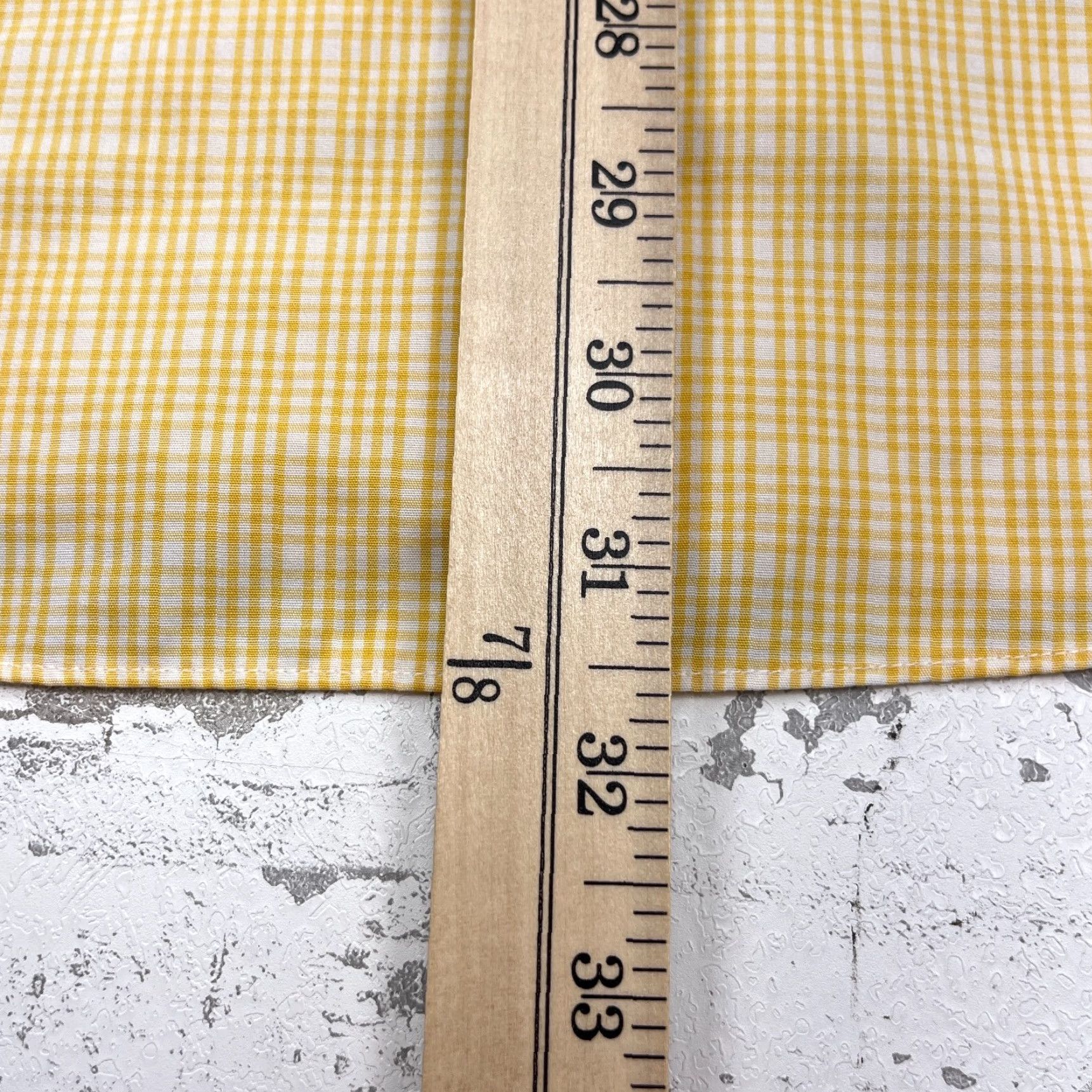 Brooks Brothers VINTAGE Brooks Brothers Shirt Men Medium Yellow Plaid Button-Up Dress Casual Modern Size 40R - 7 Thumbnail