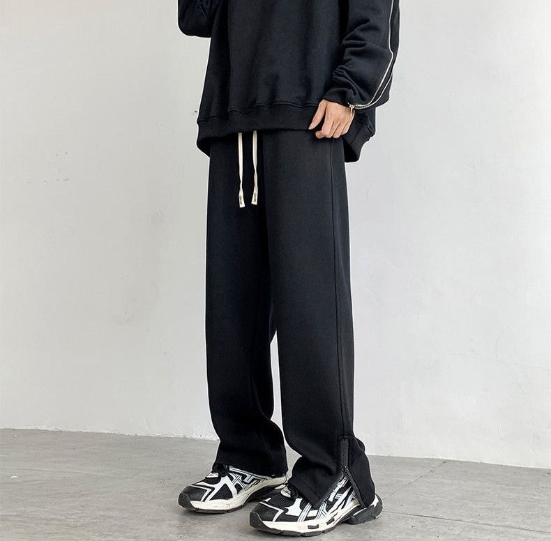 Japanese Brand × Jean Black Sweatpants Men's Fashion Size US 26 / EU 42 - 4 Thumbnail