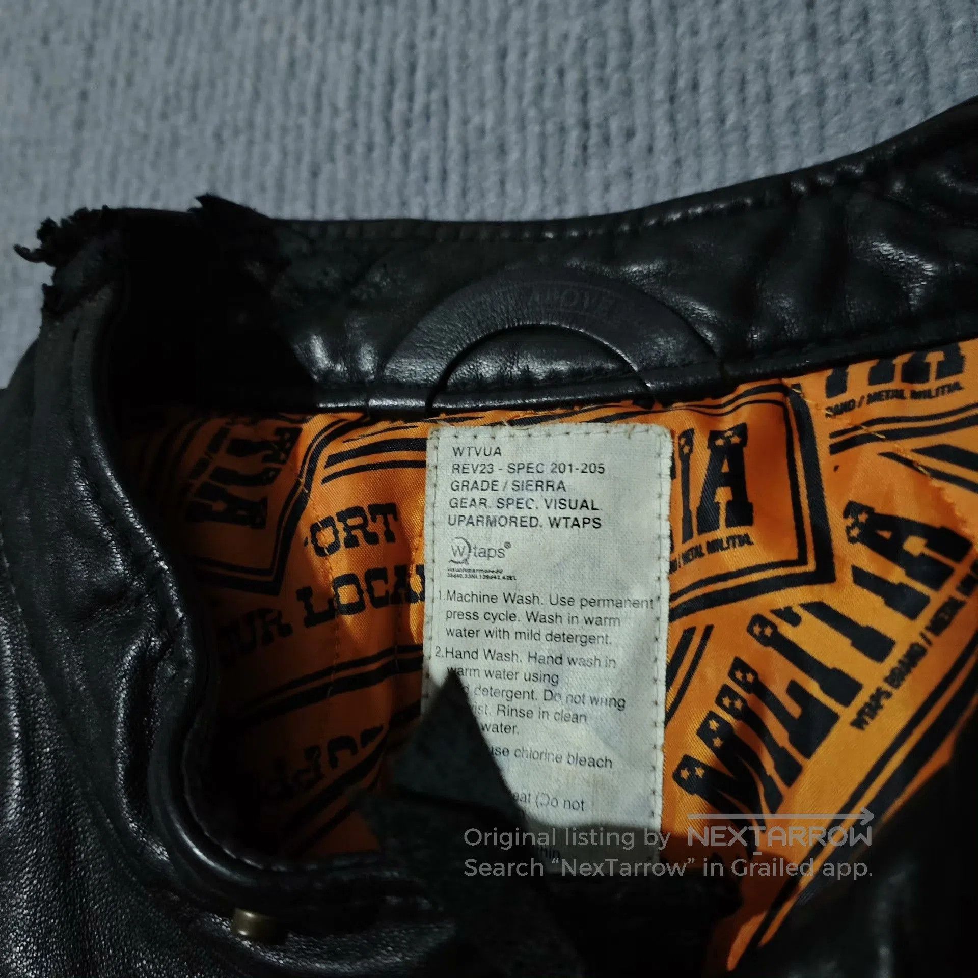 Wtaps Wtaps 08aw Red Dawn M65 Leather Jacket. Size US S / EU 44-46 / 1 - 6 Thumbnail