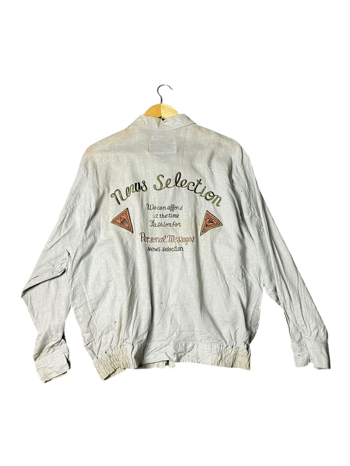 Japanese Brand × Vintage News Selection Custom Back Embroidery Jacket (93) Size US S / EU 44-46 / 1 - 5 Thumbnail
