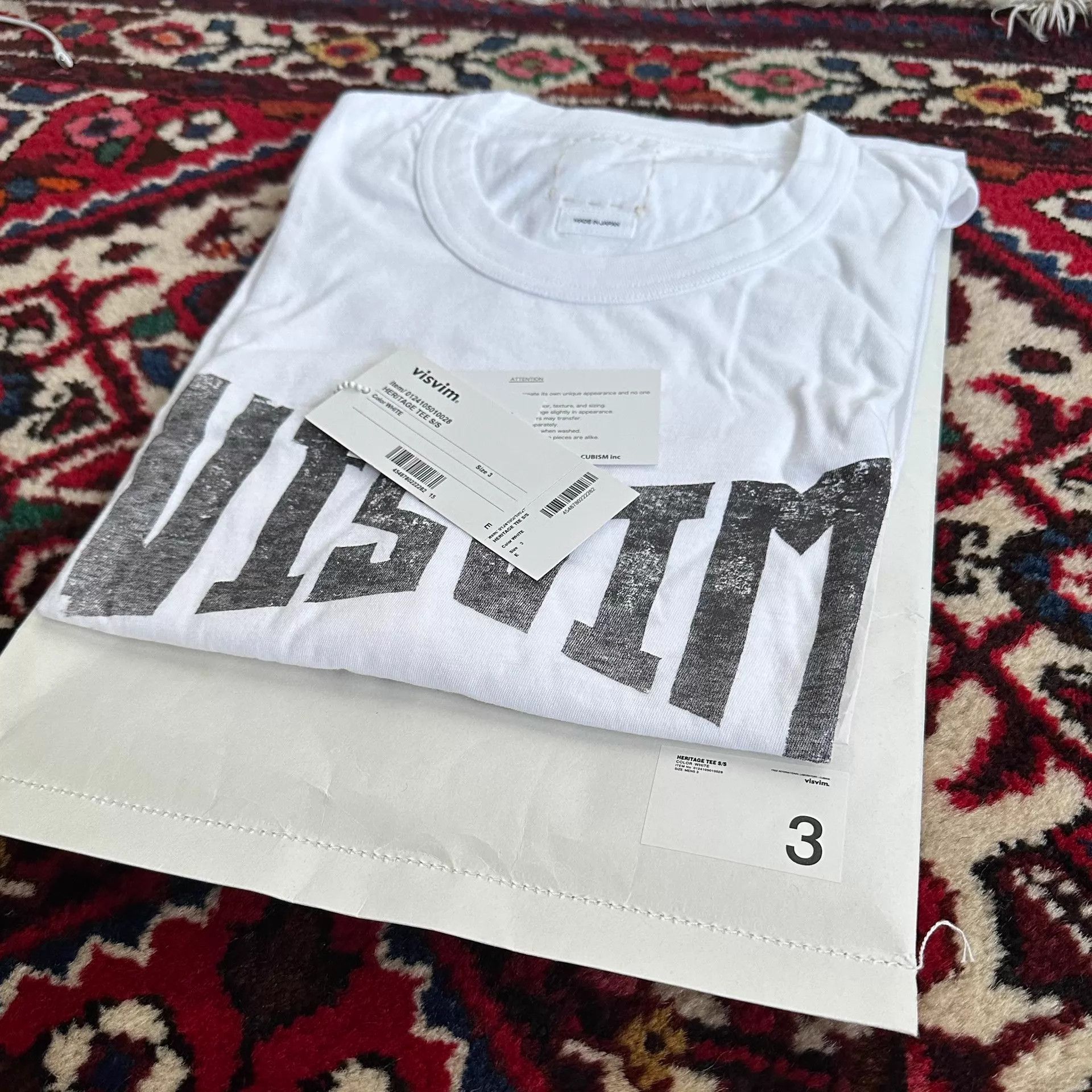 Visvim visvim 24SS HERITAGE TEE S/S Short Tee Size 3 New Size US L / EU 52-54 / 3 - 3 Thumbnail